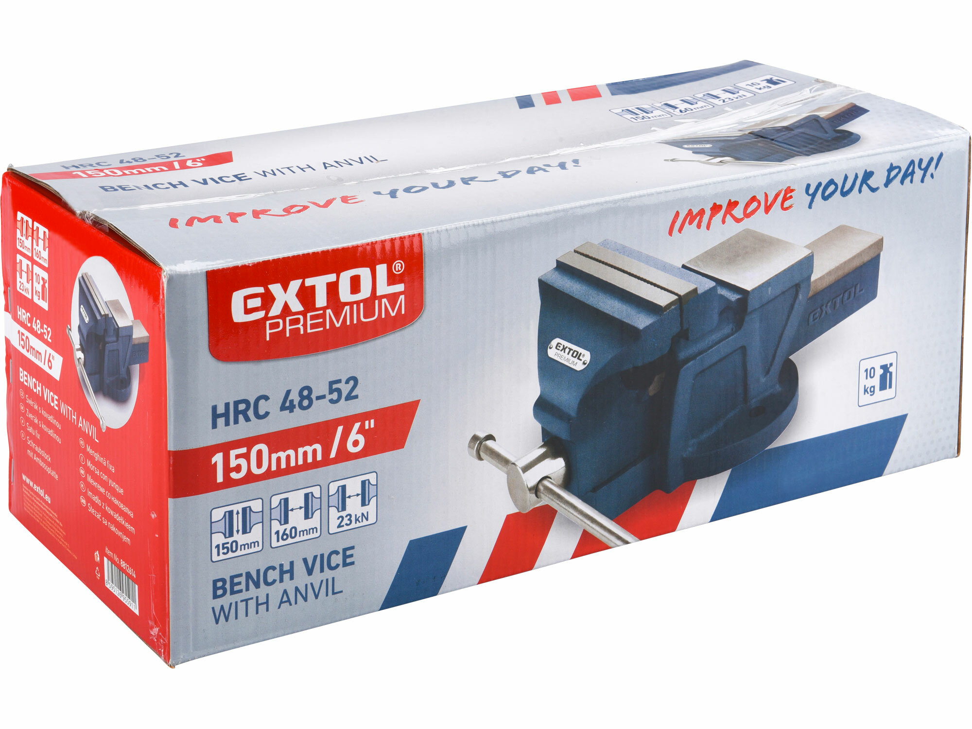 EXTOL PREMIUM 8812614 Zverák 150mm s kovadlinou