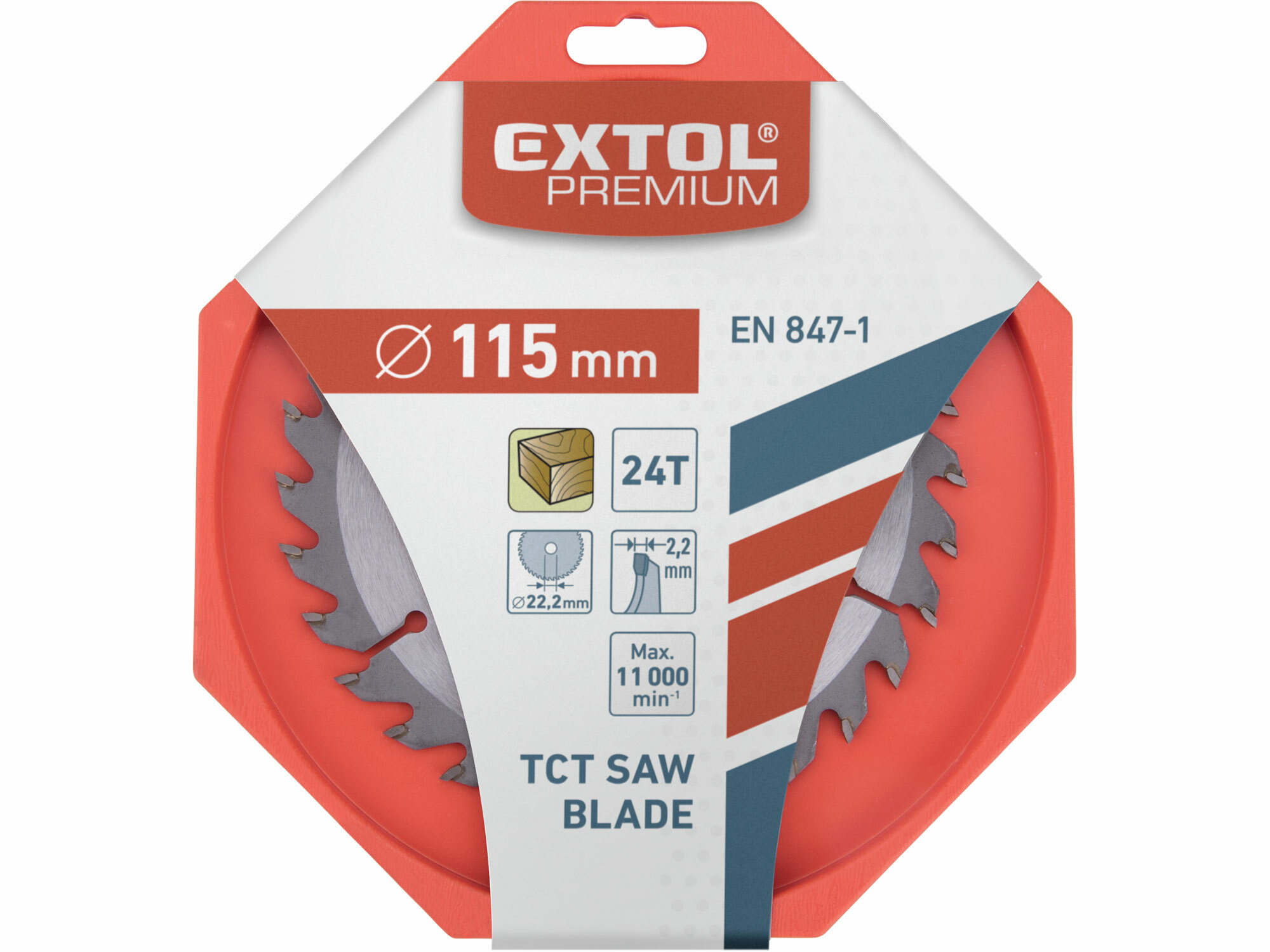 EXTOL PREMIUM 8803210 Kotúč pílový s SK plátkami, ø140x2,8x16mm, 30z