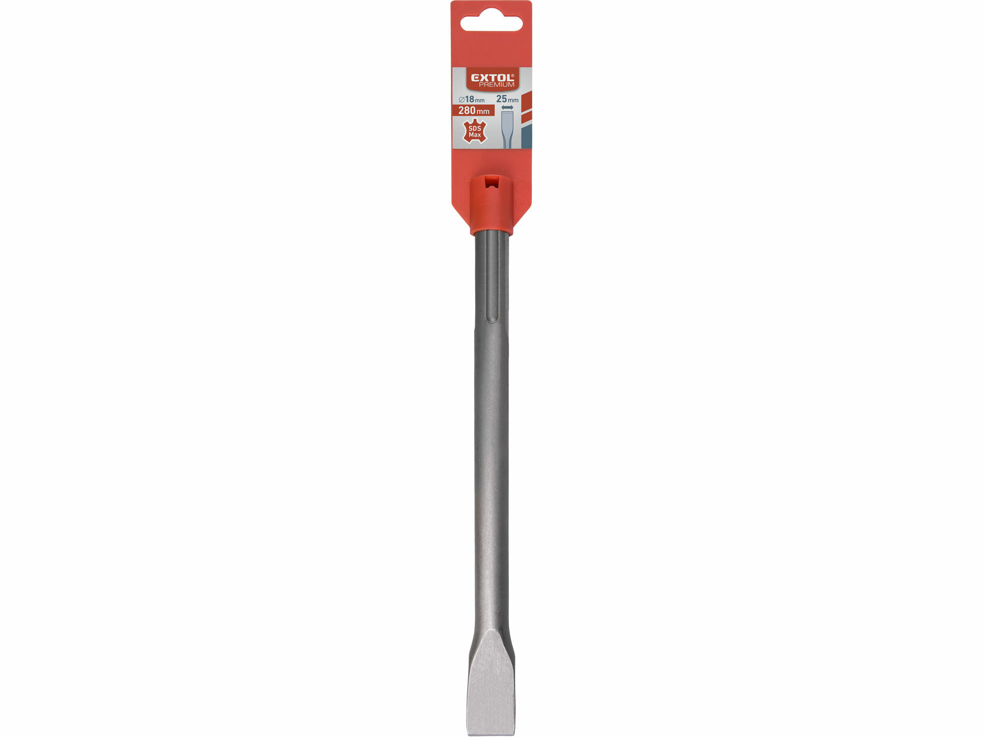 EXTOL PREMIUM 8801550 Sekáč plochý SDS-max, 280mm, šírka 25mm