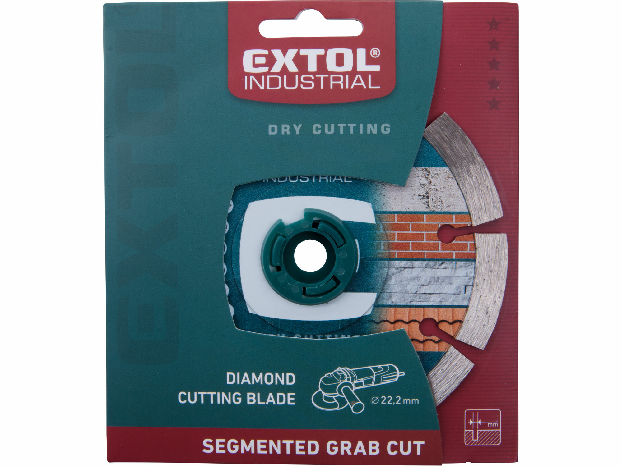 EXTOL INDUSTRIAL 8703033 Kotúč rezný diamantový Grab Cut, 150mm