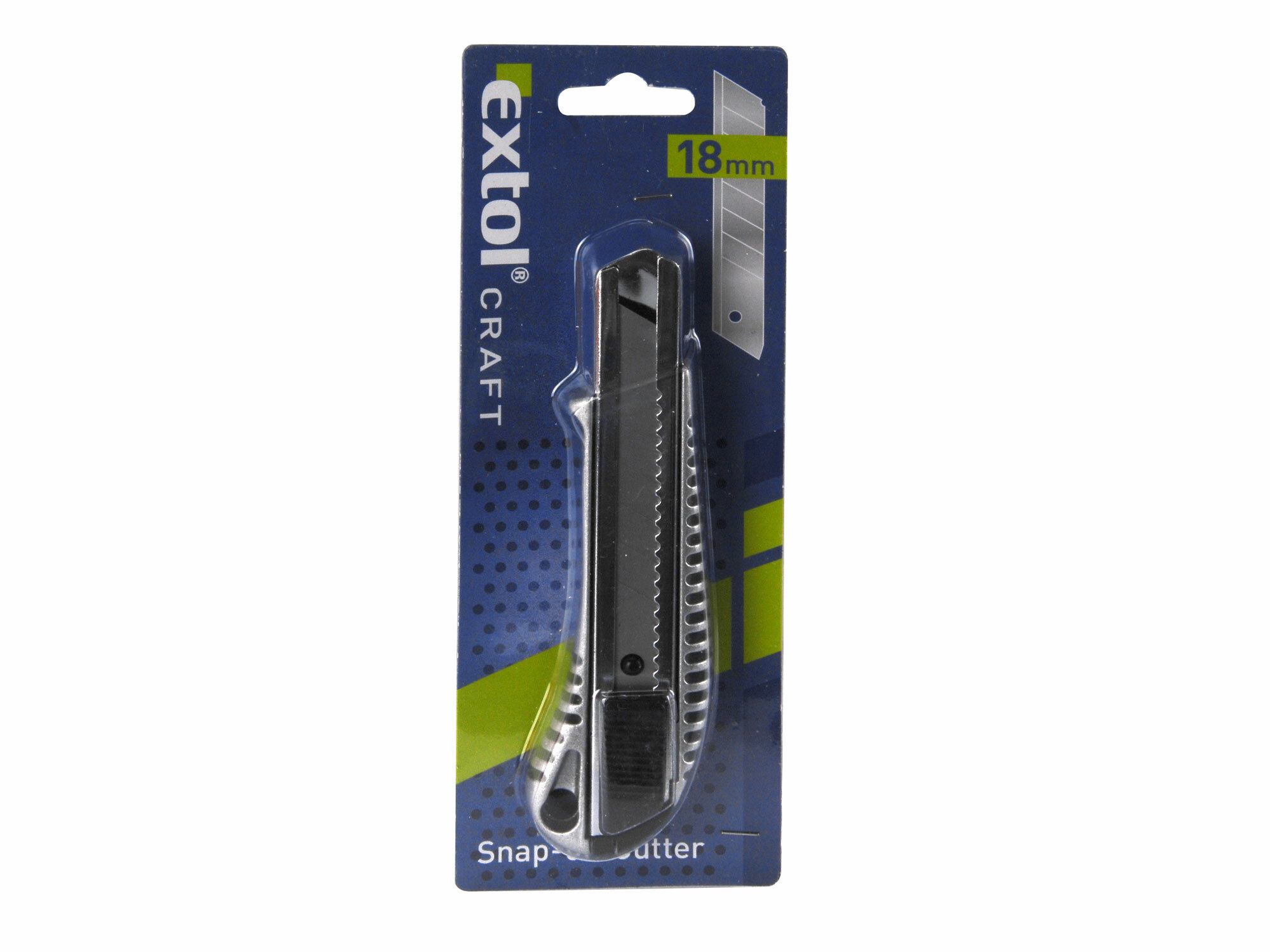EXTOL CRAFT 80048 Nôž univerzálny olamovací, 9mm, kovový, kovová výstuž