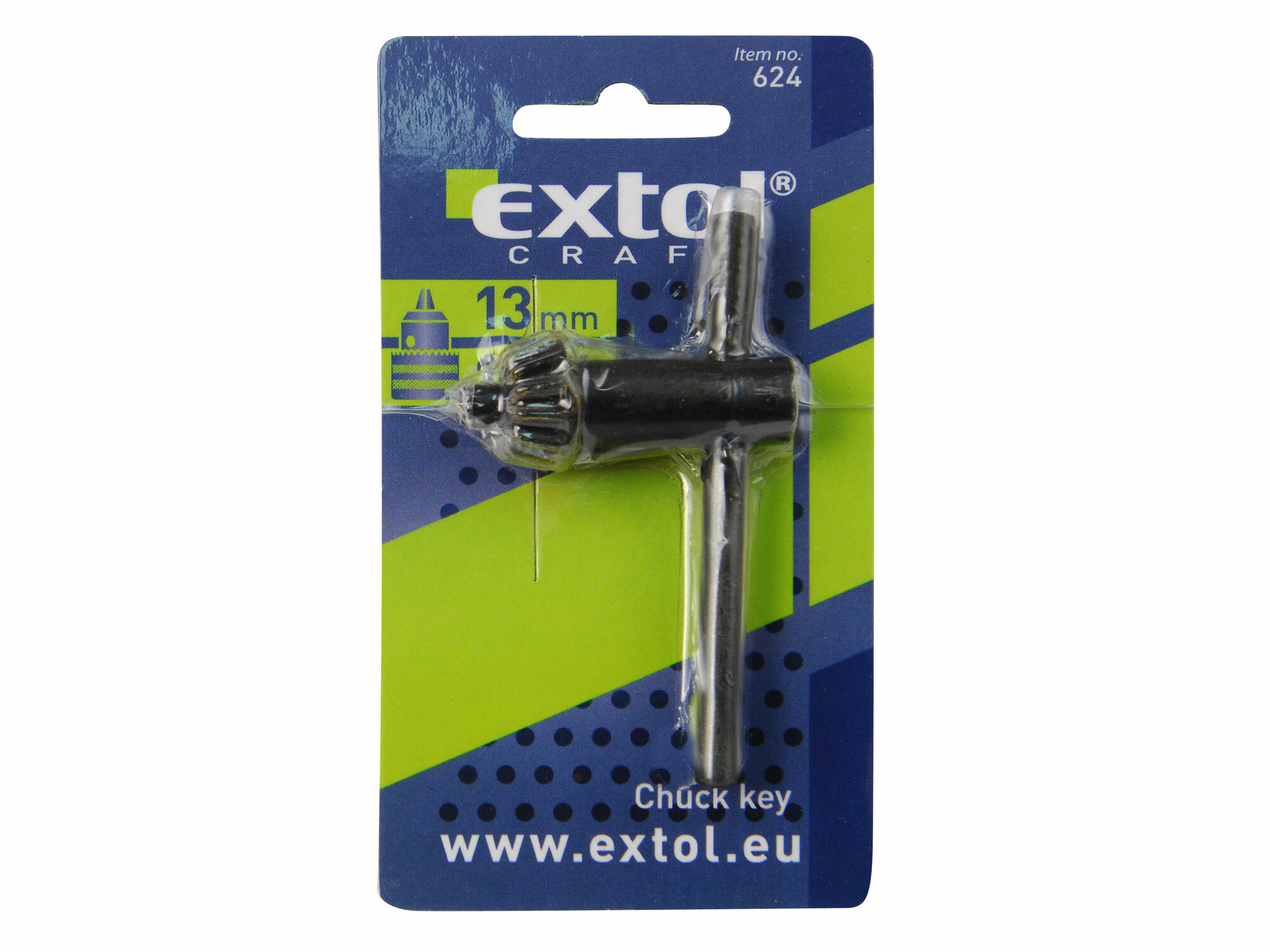 EXTOL CRAFT 624 Kľúč pre vŕtačkové skľučovadlo 13mm (1/2")