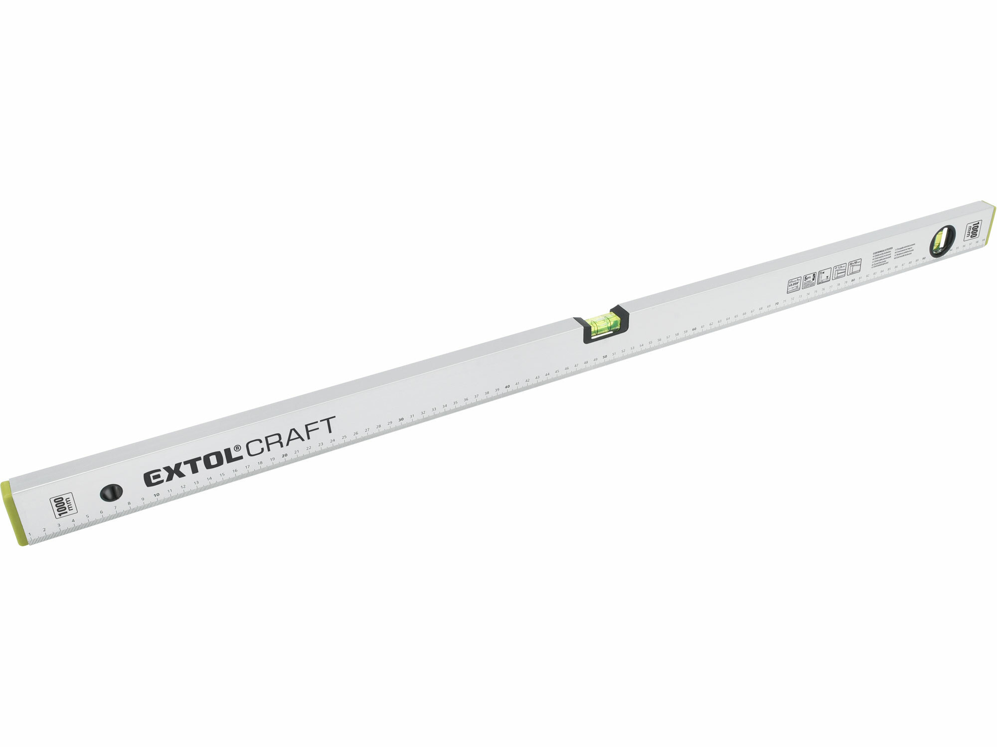 EXTOL CRAFT 3580A Vodováha hliníková 2 libely, 1000mm