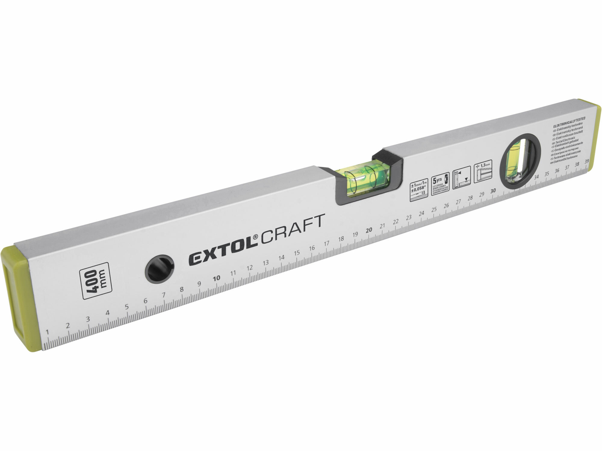 EXTOL CRAFT 3574A Vodováha hliníková 2 libely, 400mm