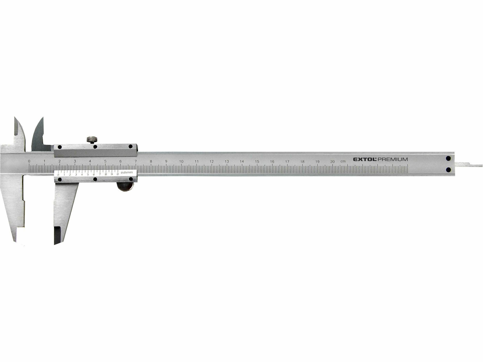 EXTOL PREMIUM 3422 Meradlo posuvné kovové, 0-200mm