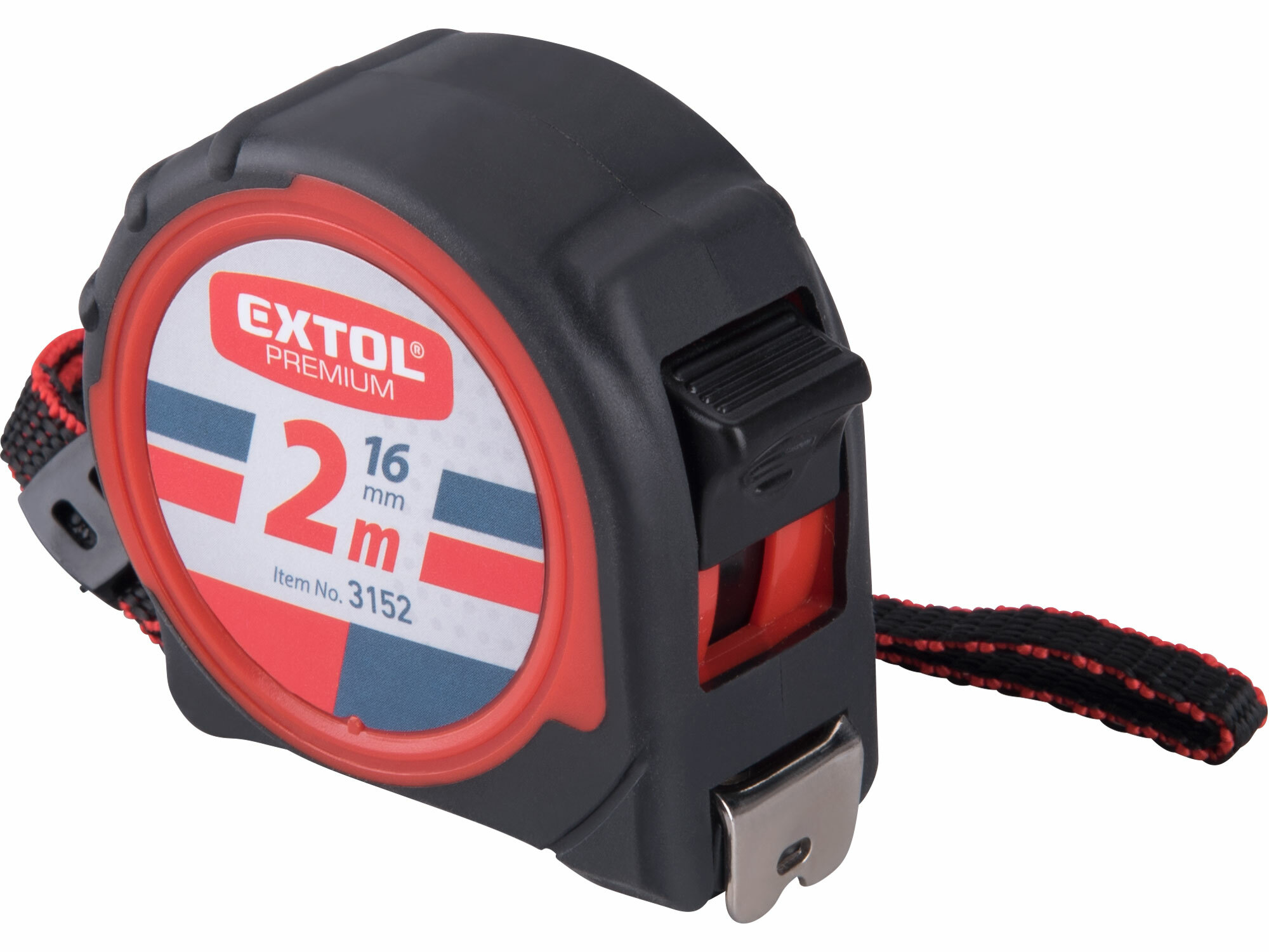 EXTOL PREMIUM 3152 Meter zvinovací, 2m, šírka pásu 16mm
