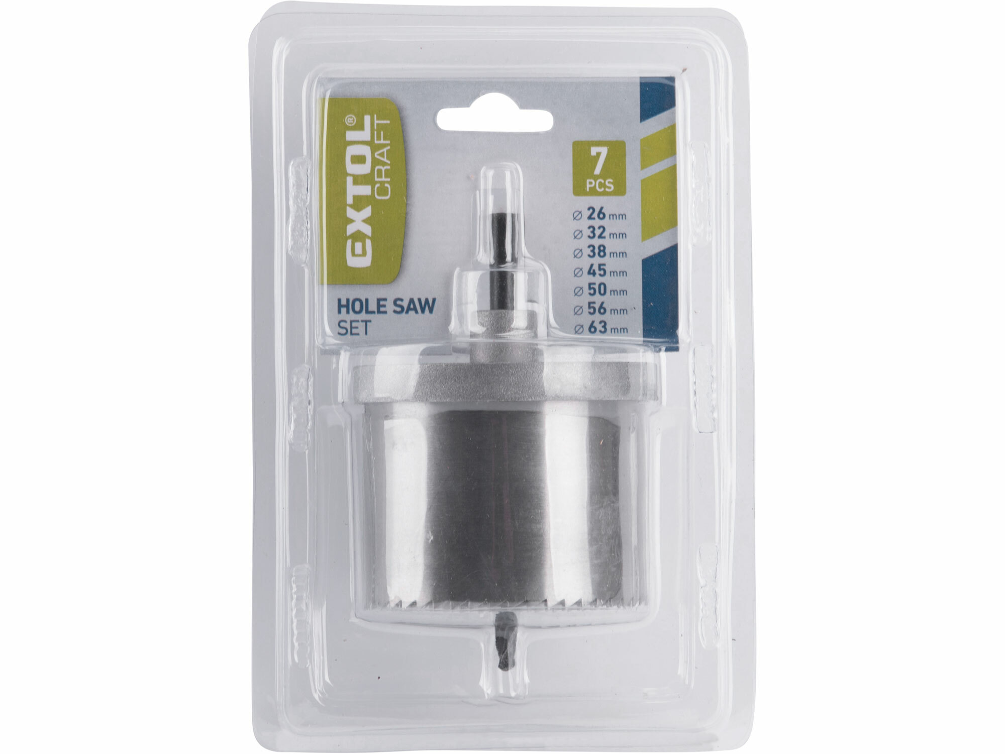 EXTOL CRAFT 1802 Píla do dreva dierovacia, Ø26-63mm, hĺbka 50mm