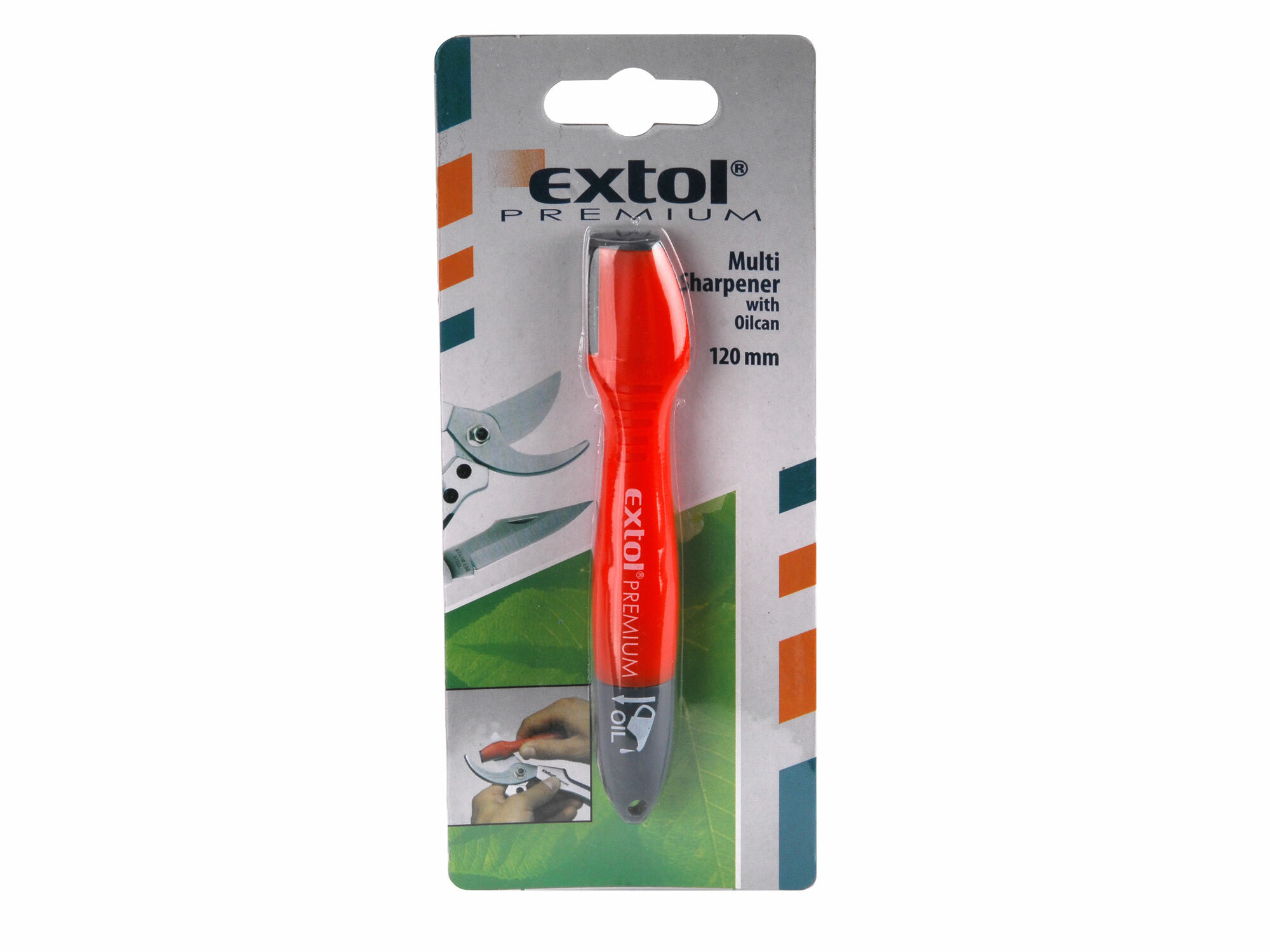 EXTOL PREMIUM 8877010 Ostrič univerzálny s olejničkou, 120mm