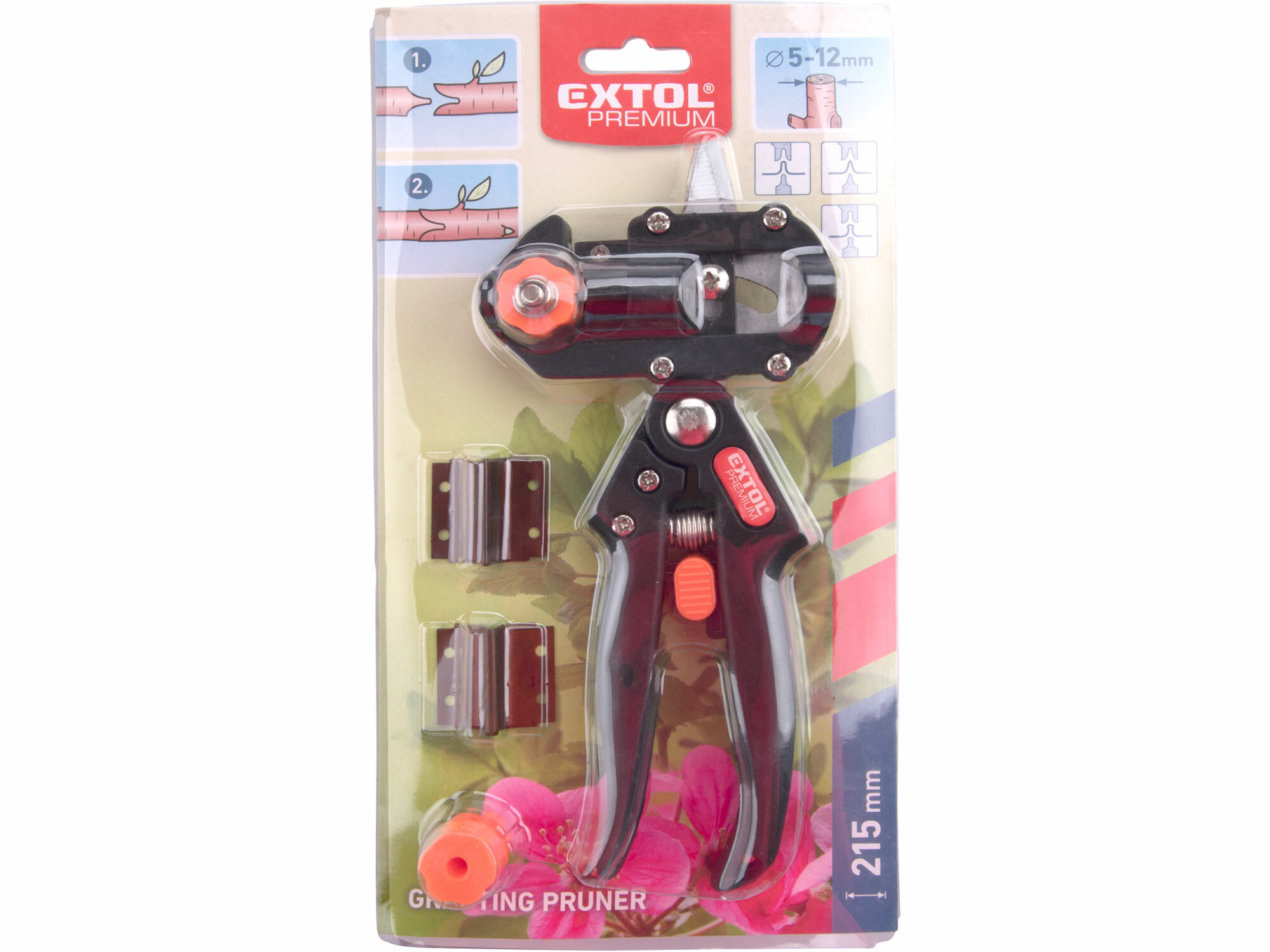 EXTOL PREMIUM 8872165 Nožnice vrúbľovacie, 215mm