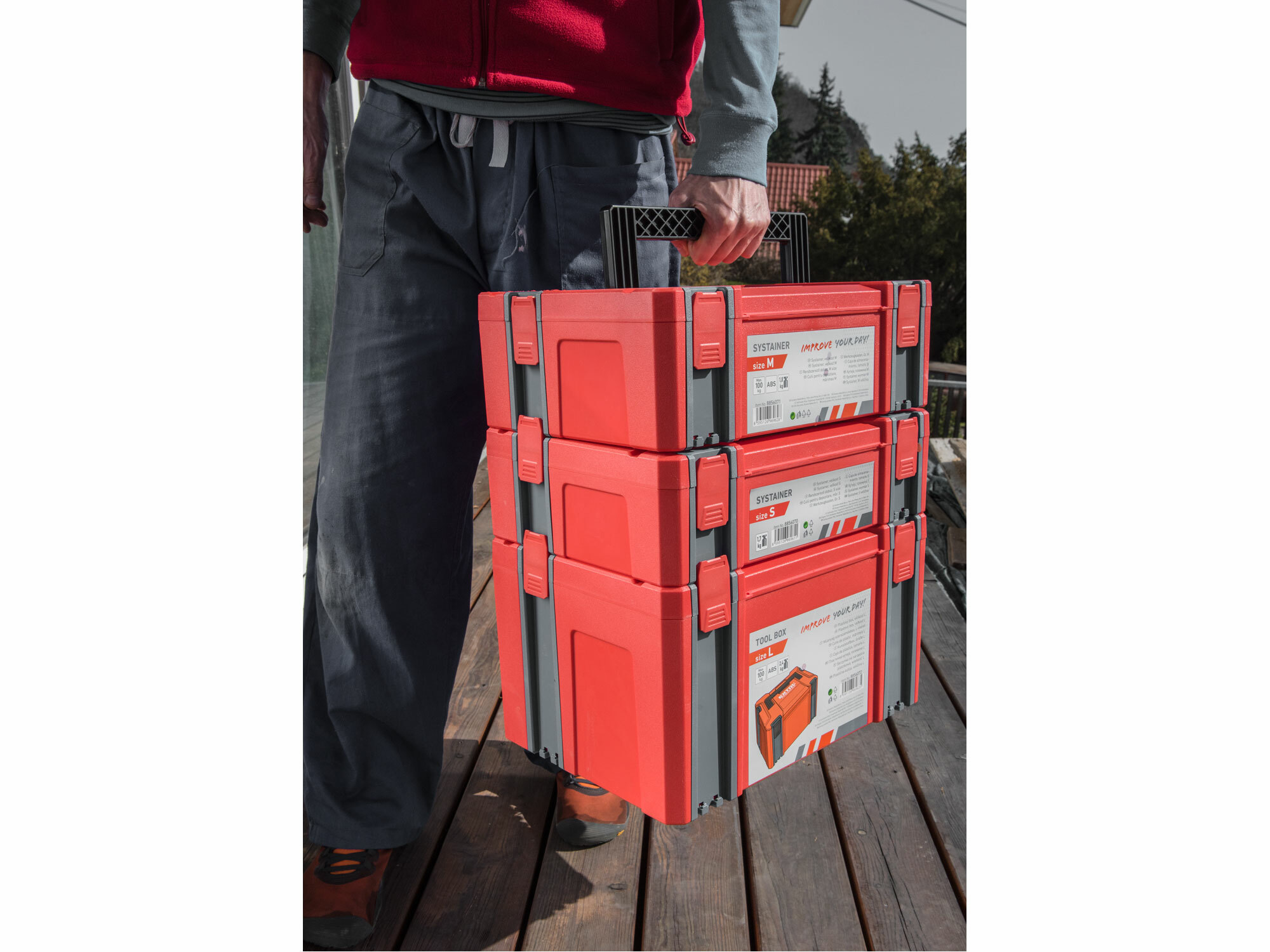 EXTOL PREMIUM 8856070 Systainer, veľkosť S, rozmer 443x310x128mm, ABS