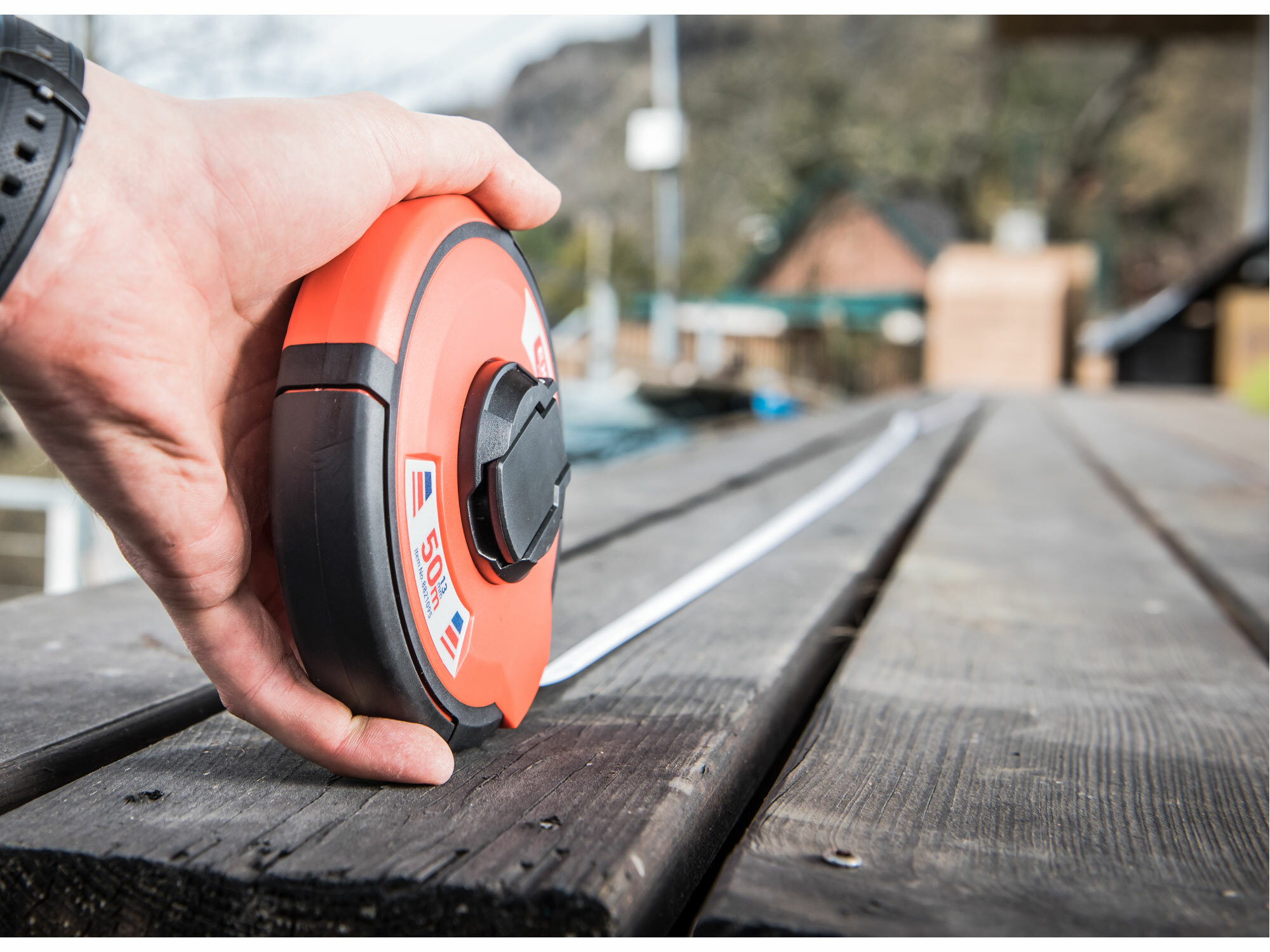 EXTOL PREMIUM 8821095 Pásmo meracie oceľové, 50m, šírka pásma 13mm