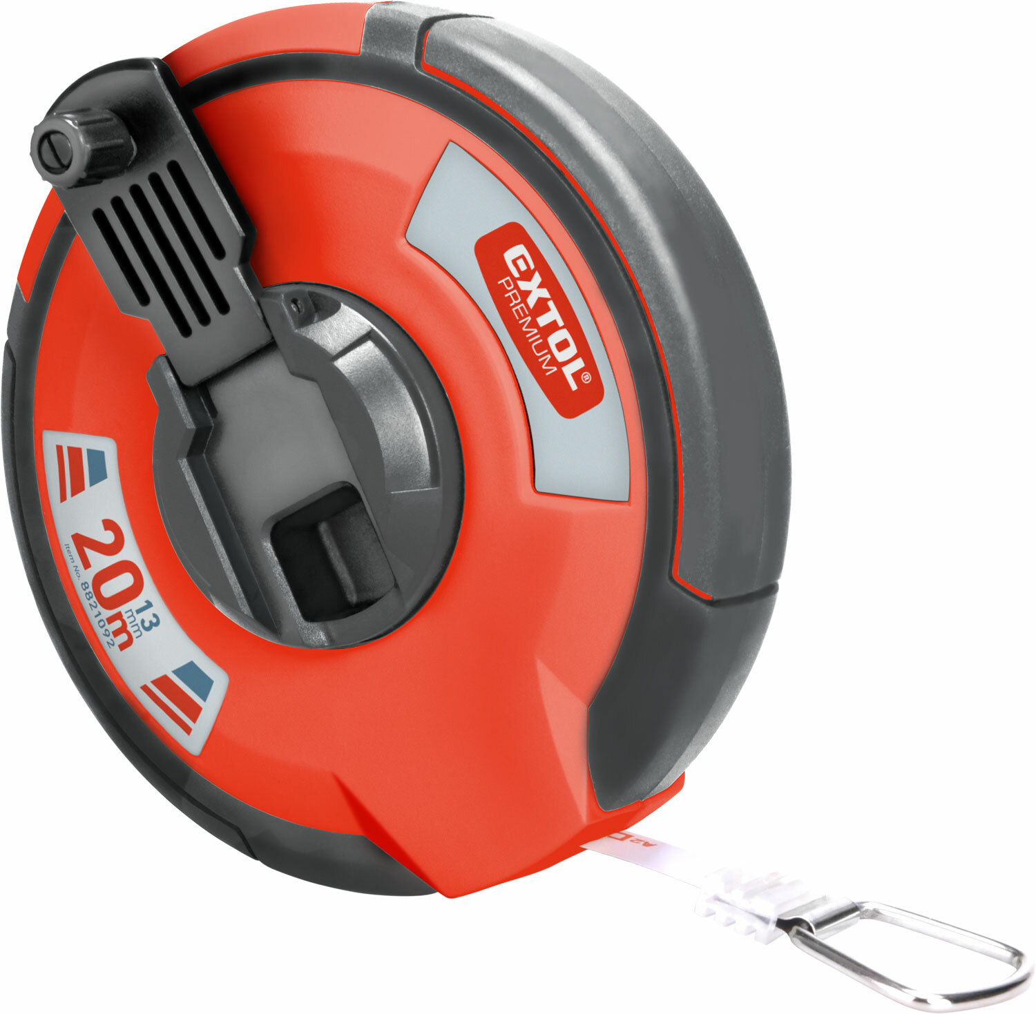 EXTOL PREMIUM 8821092 Pásmo meracie oceľové, 20m, šírka pásma 13mm