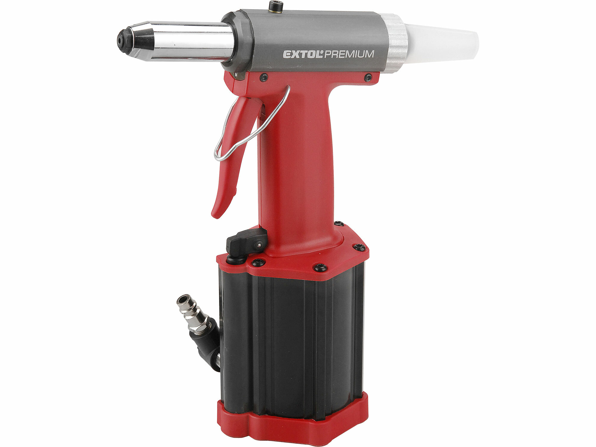 EXTOL PREMIUM 8865070 Nitovacia pneumatická pištoľ, 7290N, 2,4-4,8mm