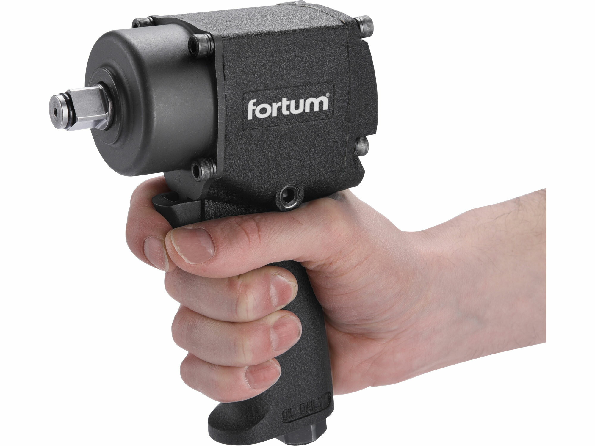 FORTUM 4795010 Uťahovač príklepový pneumatický kompaktný, max. uťahovací moment 610Nm