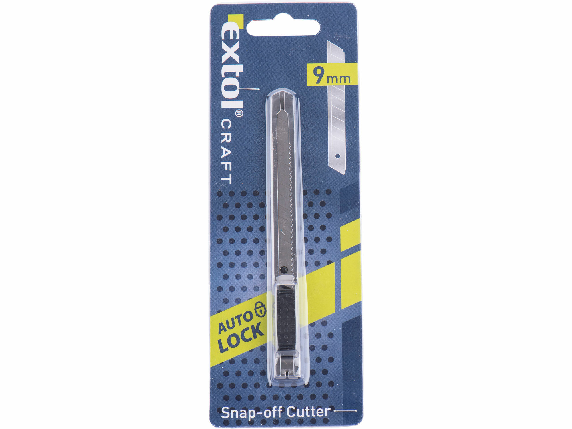 EXTOL CRAFT 80043 Nôž univerzálny olamovací, 9mm, celokovový