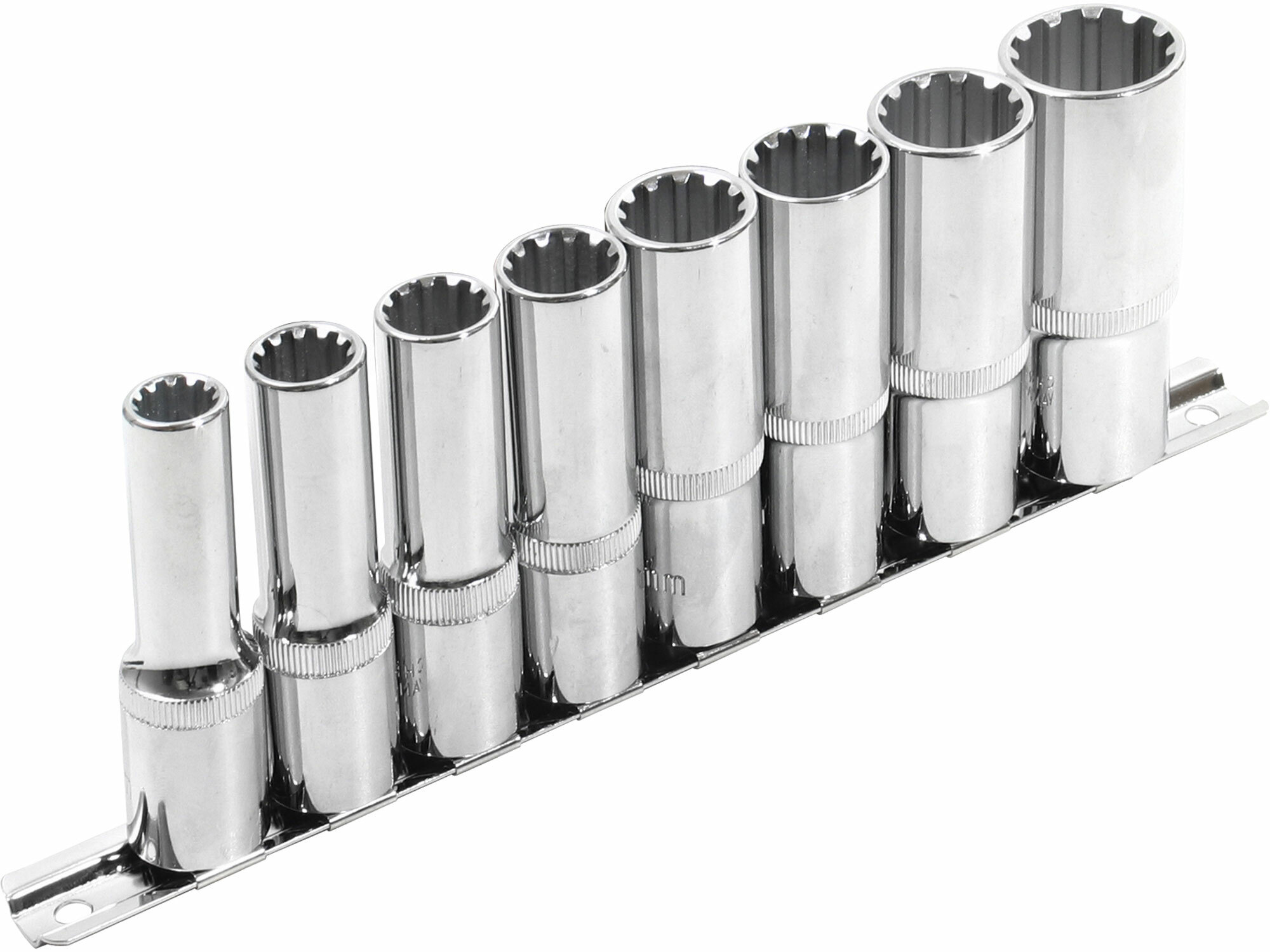 Madal Bal EXTOL PREMIUM 8818112 Kľúče nástrčné predĺžené MultiLock, 1/2'', 8ks, 10-22mm