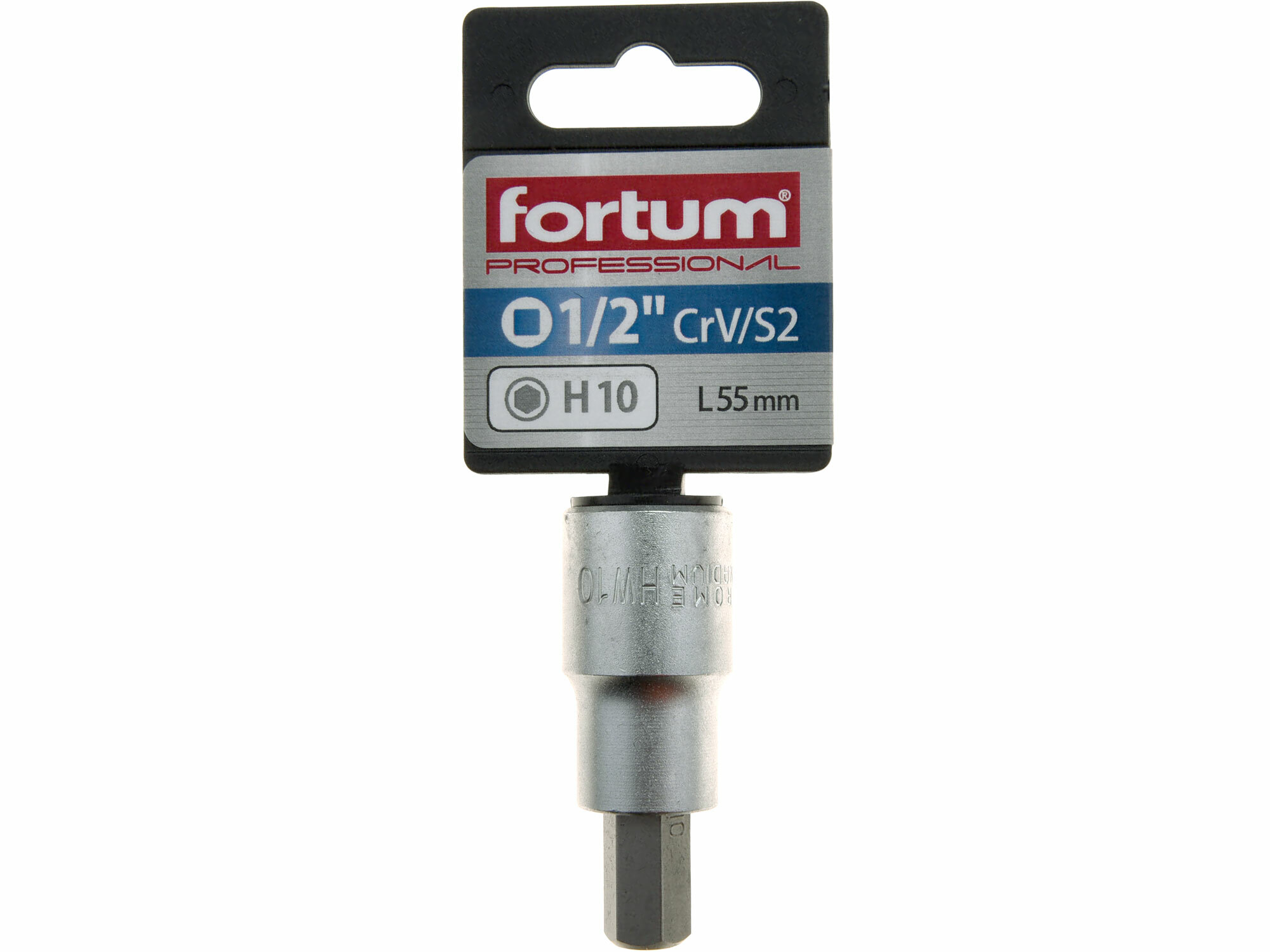 FORTUM 4700610 Hlavica zástrčná imbus, HX 10, 1/2”, L 55mm