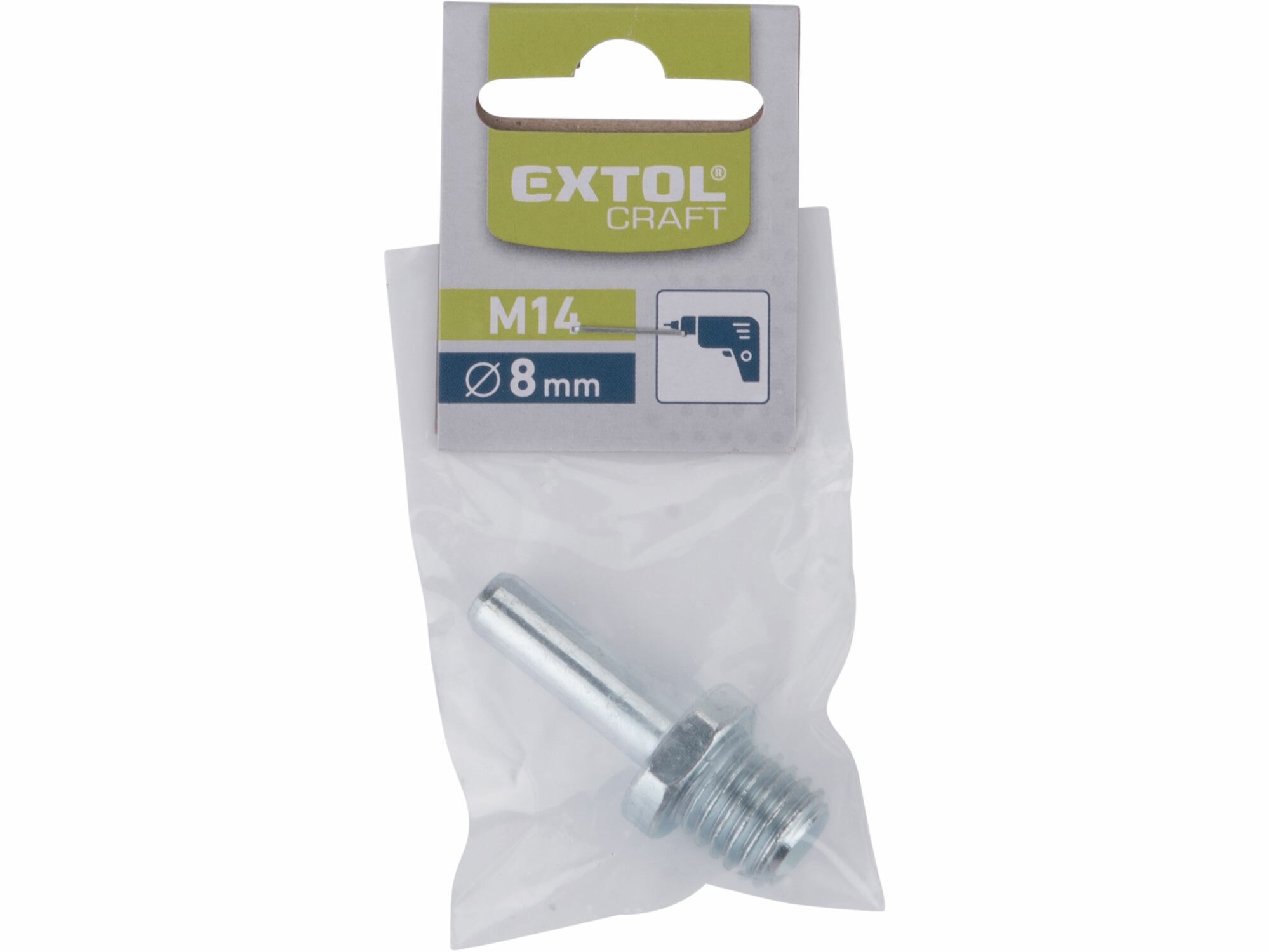 EXTOL CRAFT 108510 Adaptér z M14 na valcovú stopku Ø8mm