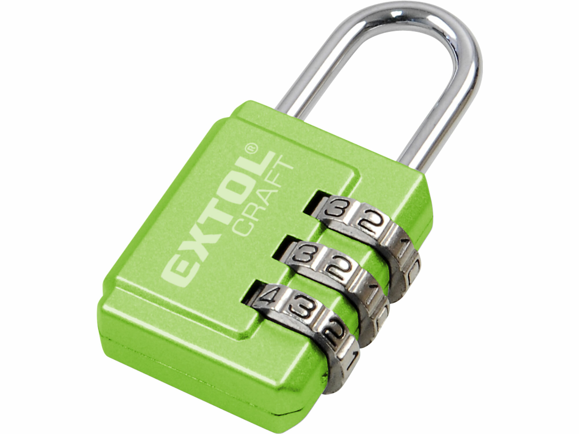 EXTOL CRAFT 78112 Zámok visací na číselný kód, na batožinu, kompaktné ucho