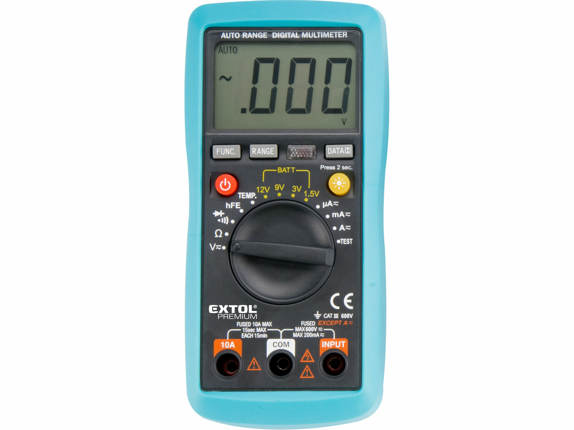 EXTOL PREMIUM 8831250 Multimeter digitálny s automatickou voľbou rozsahov