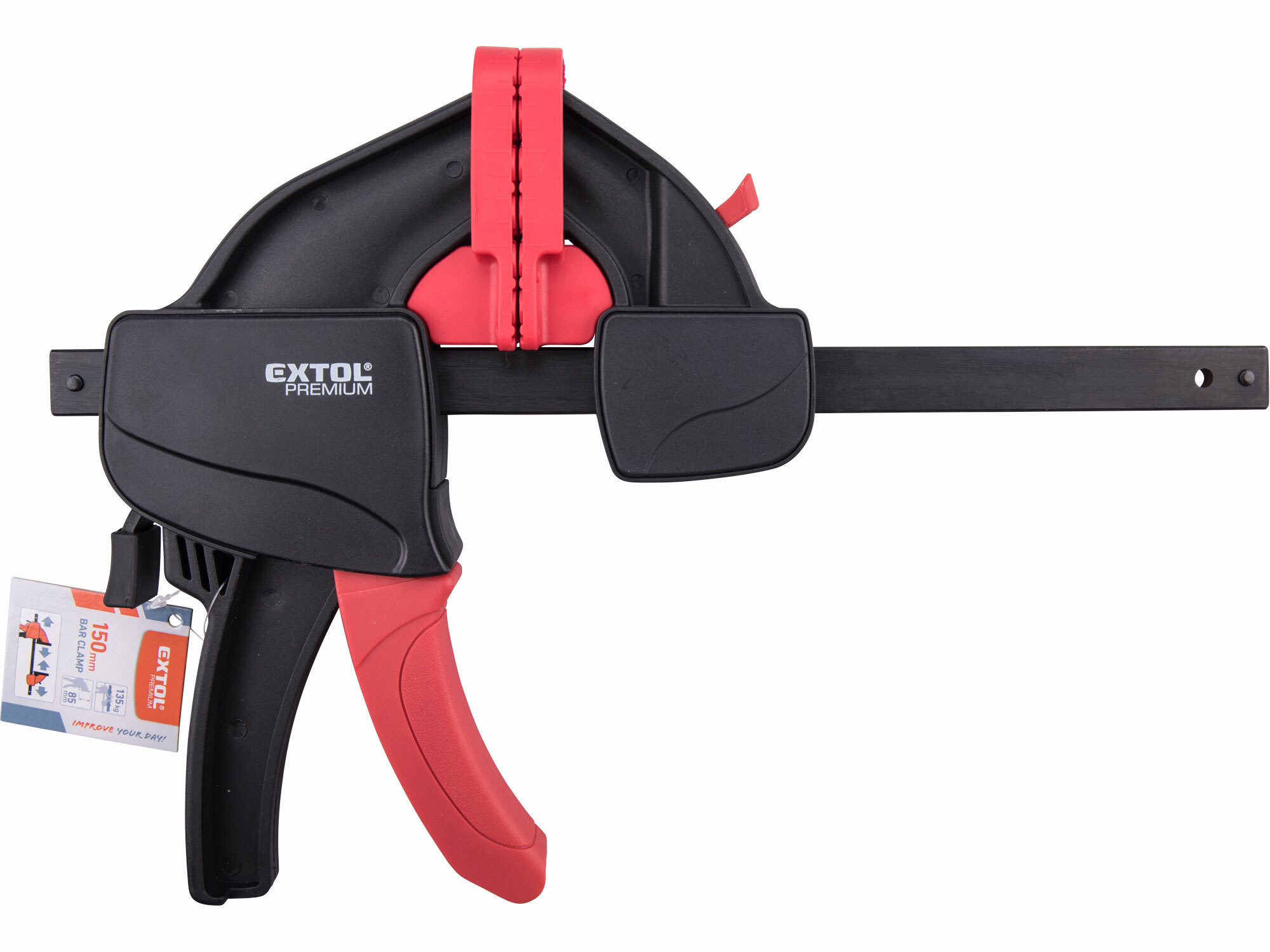 EXTOL PREMIUM 8815211 Svorka a rozpera rýchloupínacia, 150mm, max. upínacia sila 130kg