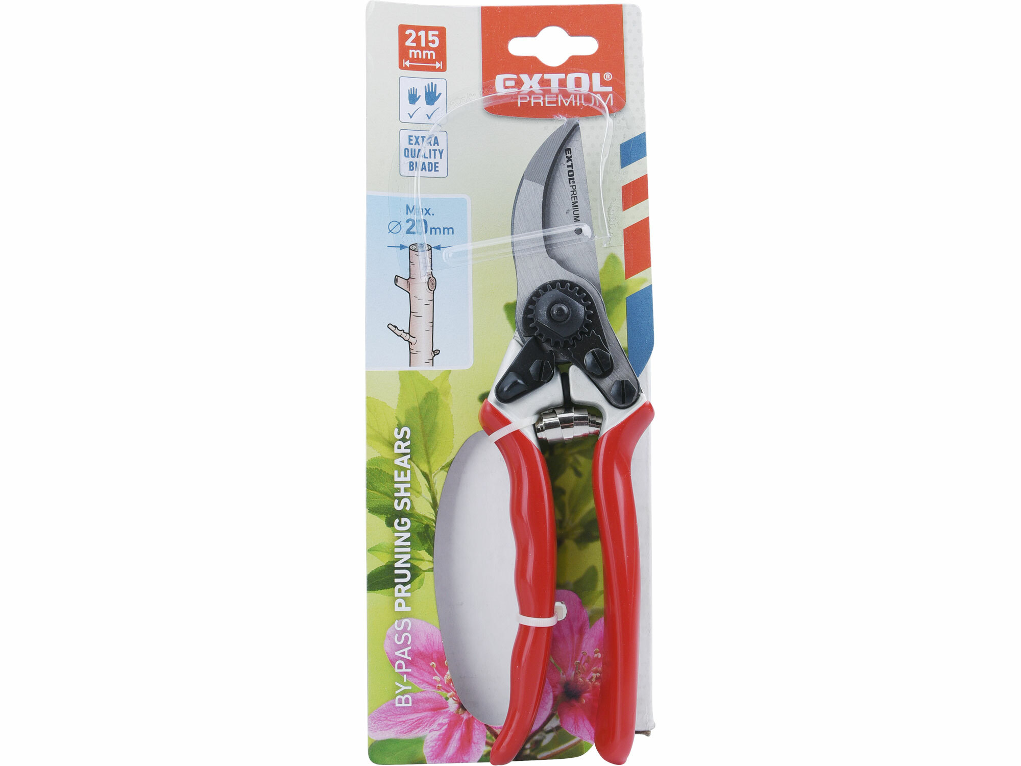 EXTOL PREMIUM 8872102 Nožnice záhradnícke, 215mm