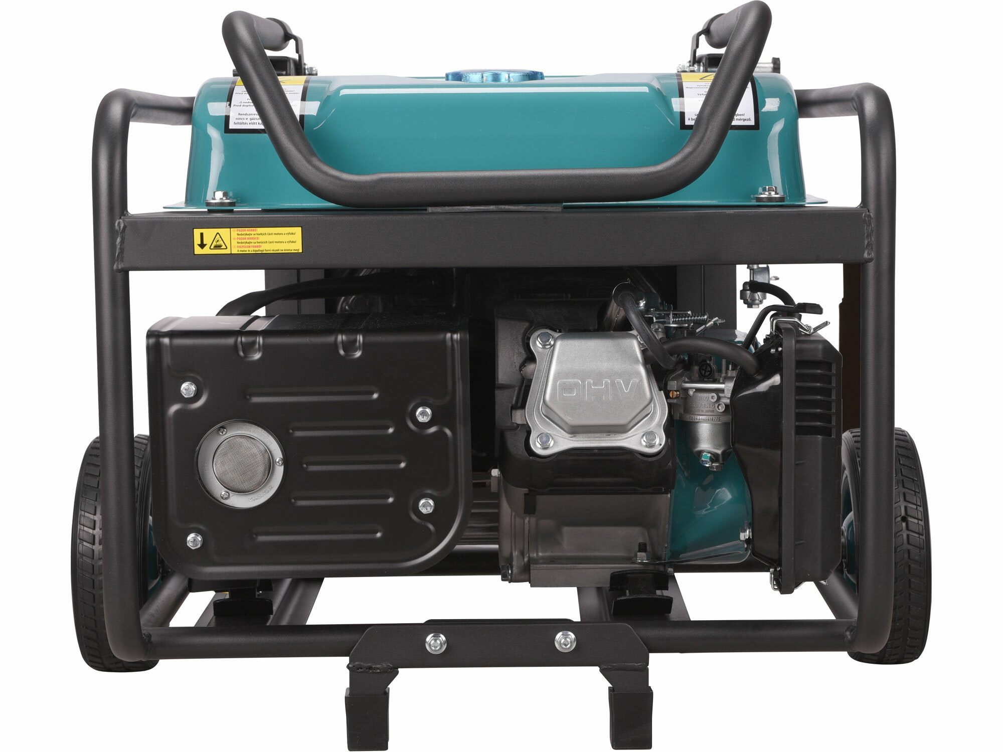 HERON 8896140 benzínová elektrocentrála 3,5kW 230V s podvozkom