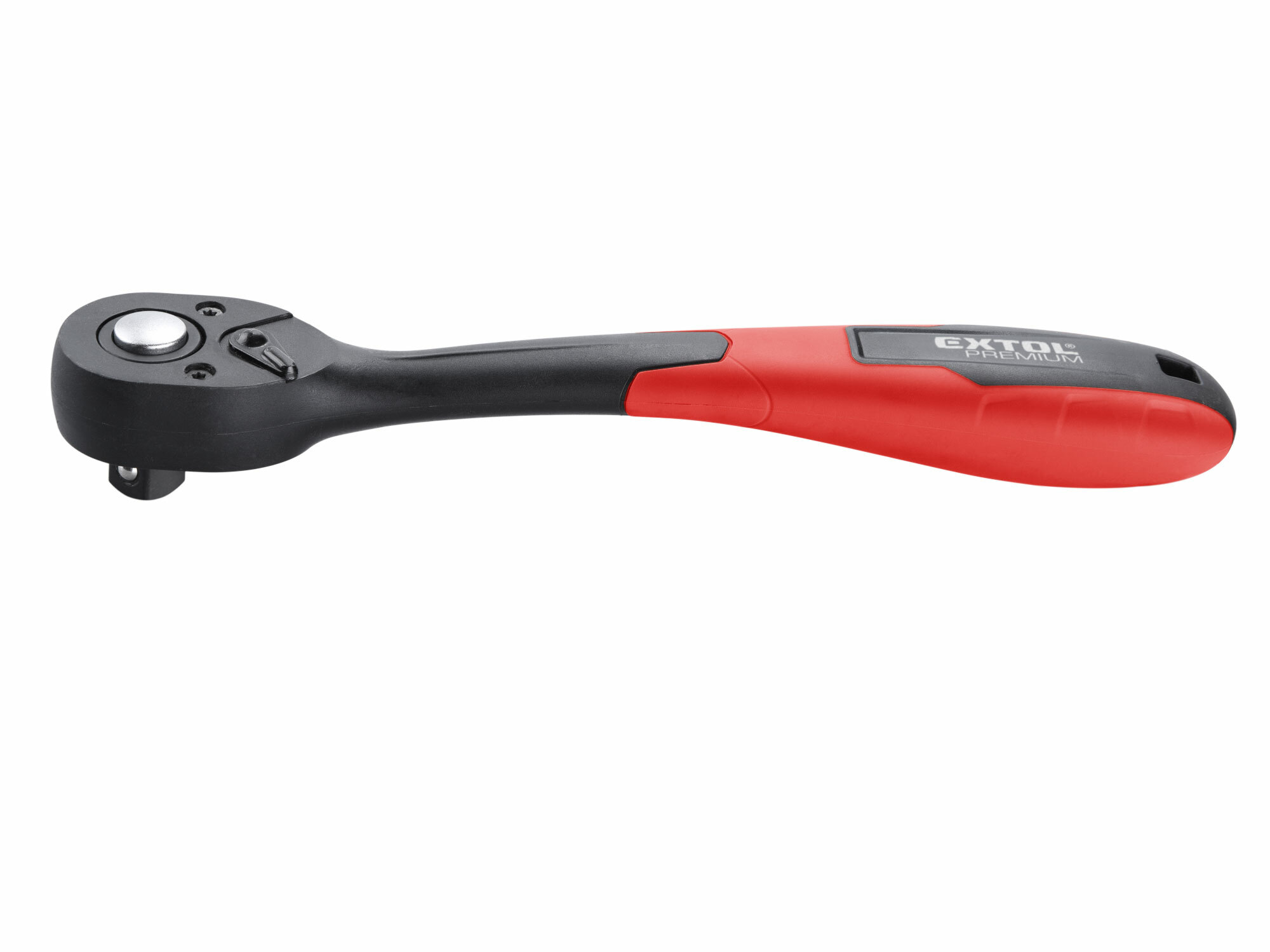 EXTOL PREMIUM 8816410 Račňa vyhnutá poplastovaná, 72 zubov, 1/2”