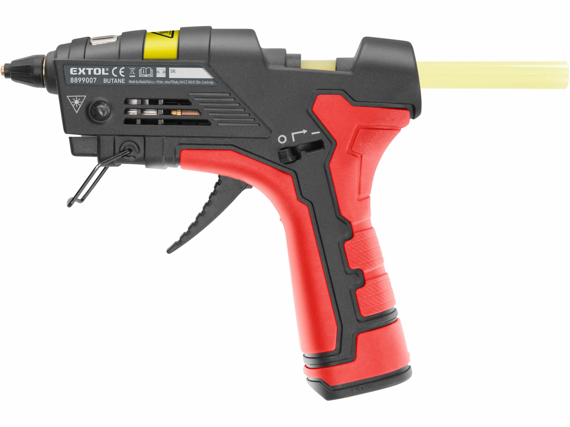 EXTOL PREMIUM 8899007 Pištoľ lepiaca tavná plynová, pr.11,2mm