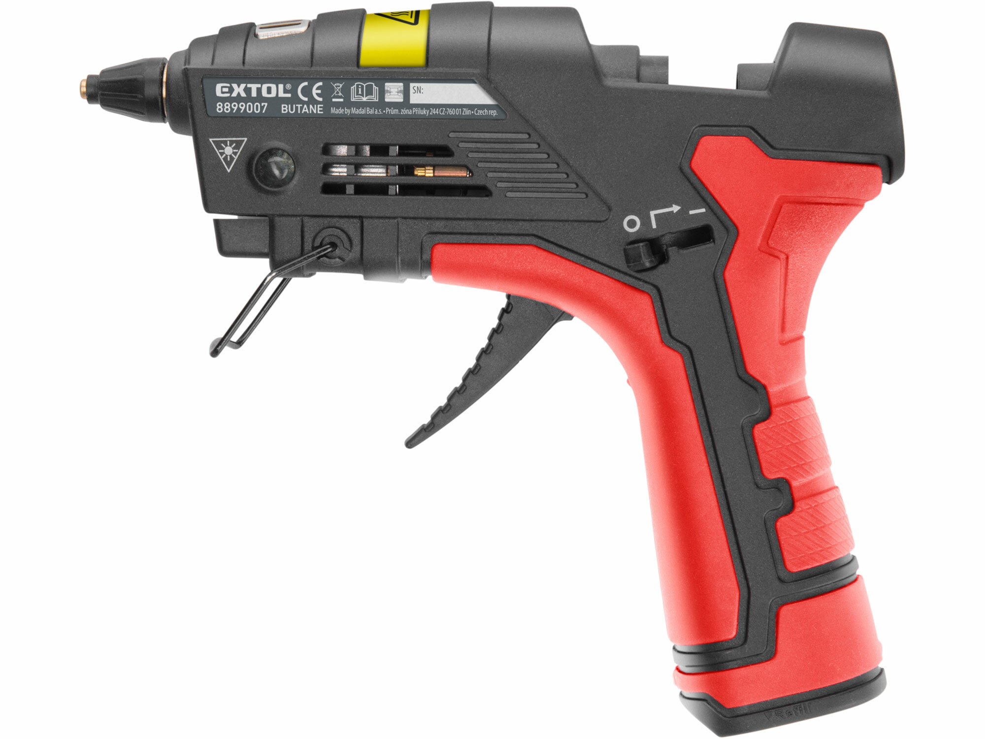 EXTOL PREMIUM 8899007 Pištoľ lepiaca tavná plynová, pr.11,2mm