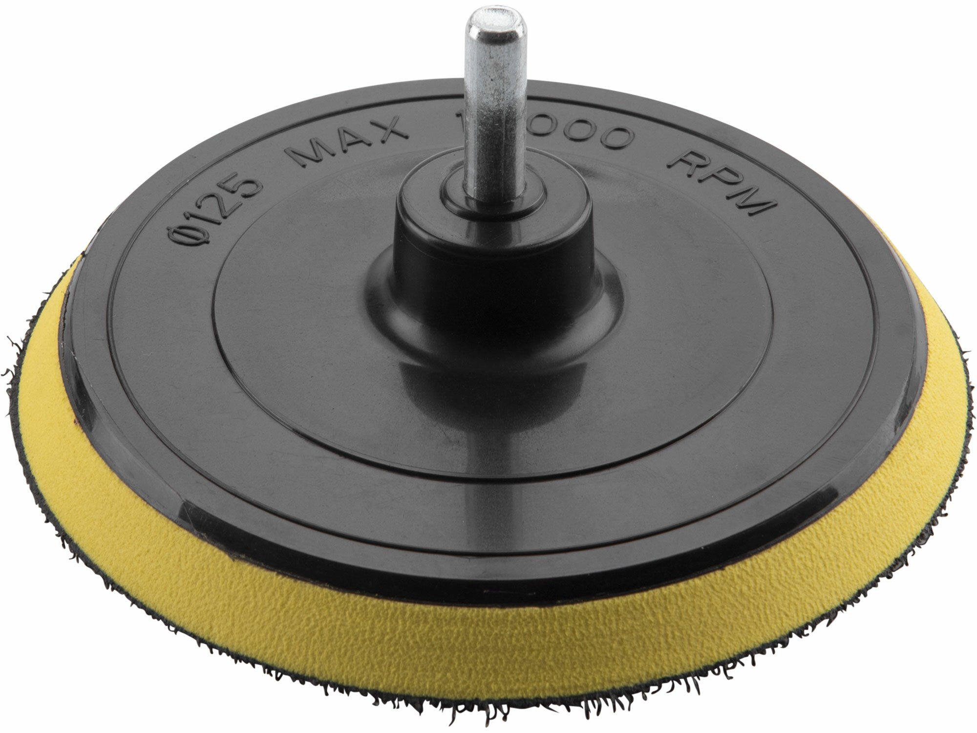 EXTOL CRAFT 108425 Tanier unášací so suchým zipsom so stopkou, Ø125mm, pevný