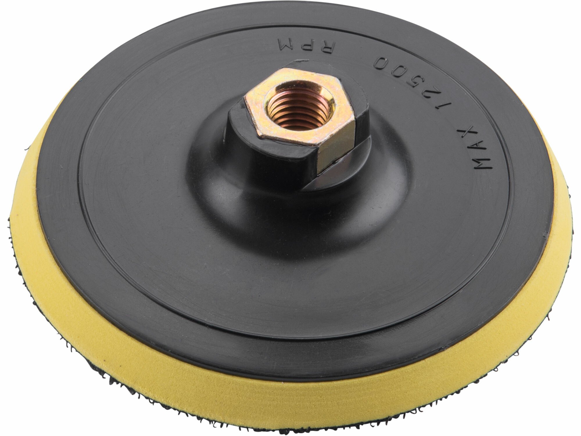 EXTOL CRAFT 108525 Tanier unášací so suchým zipsom pre uhlovú brúsku, Ø125mm