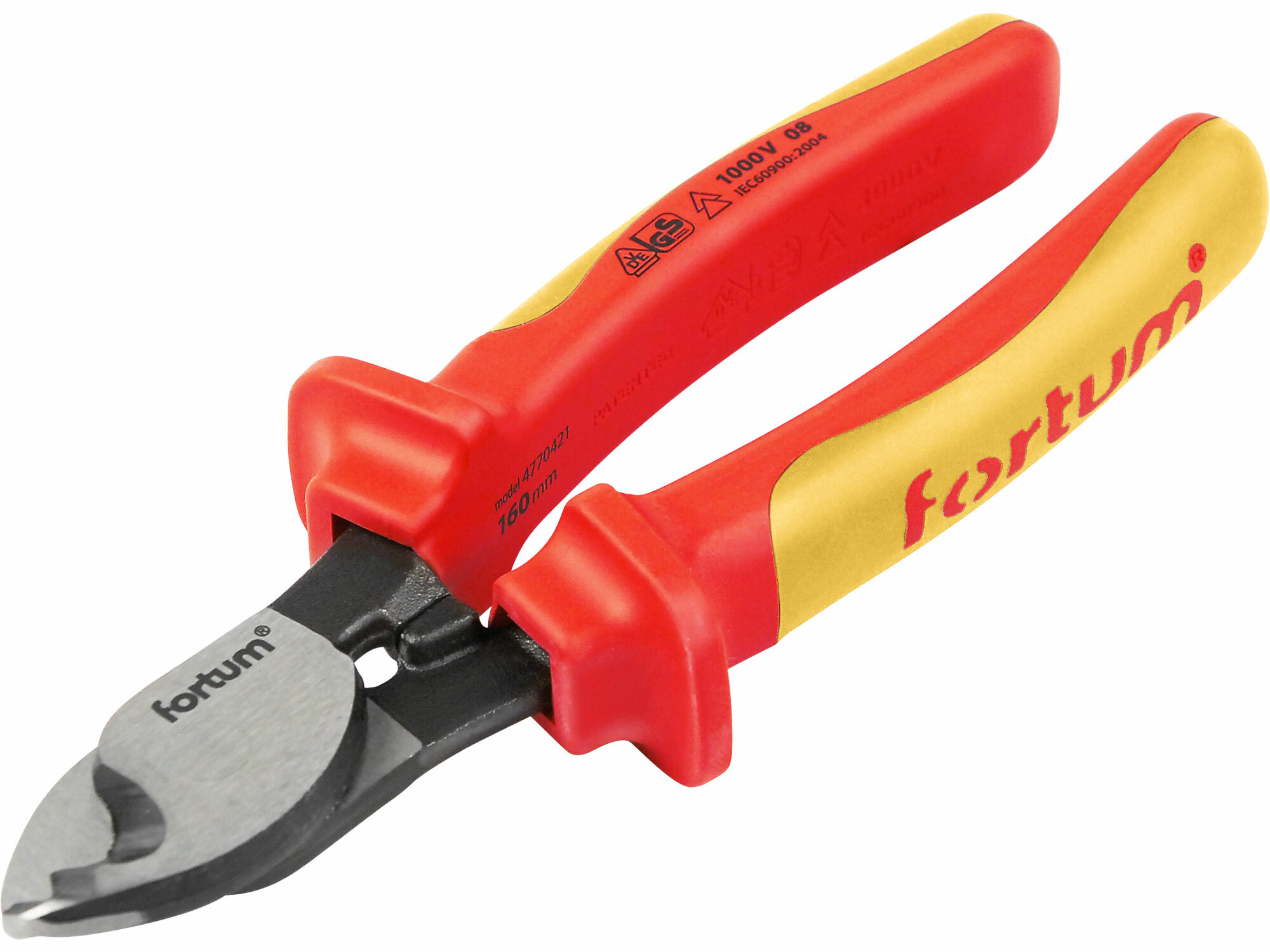 FORTUM 4770423 Kliešte štikacie káblové 1000V, VDE, 200mm