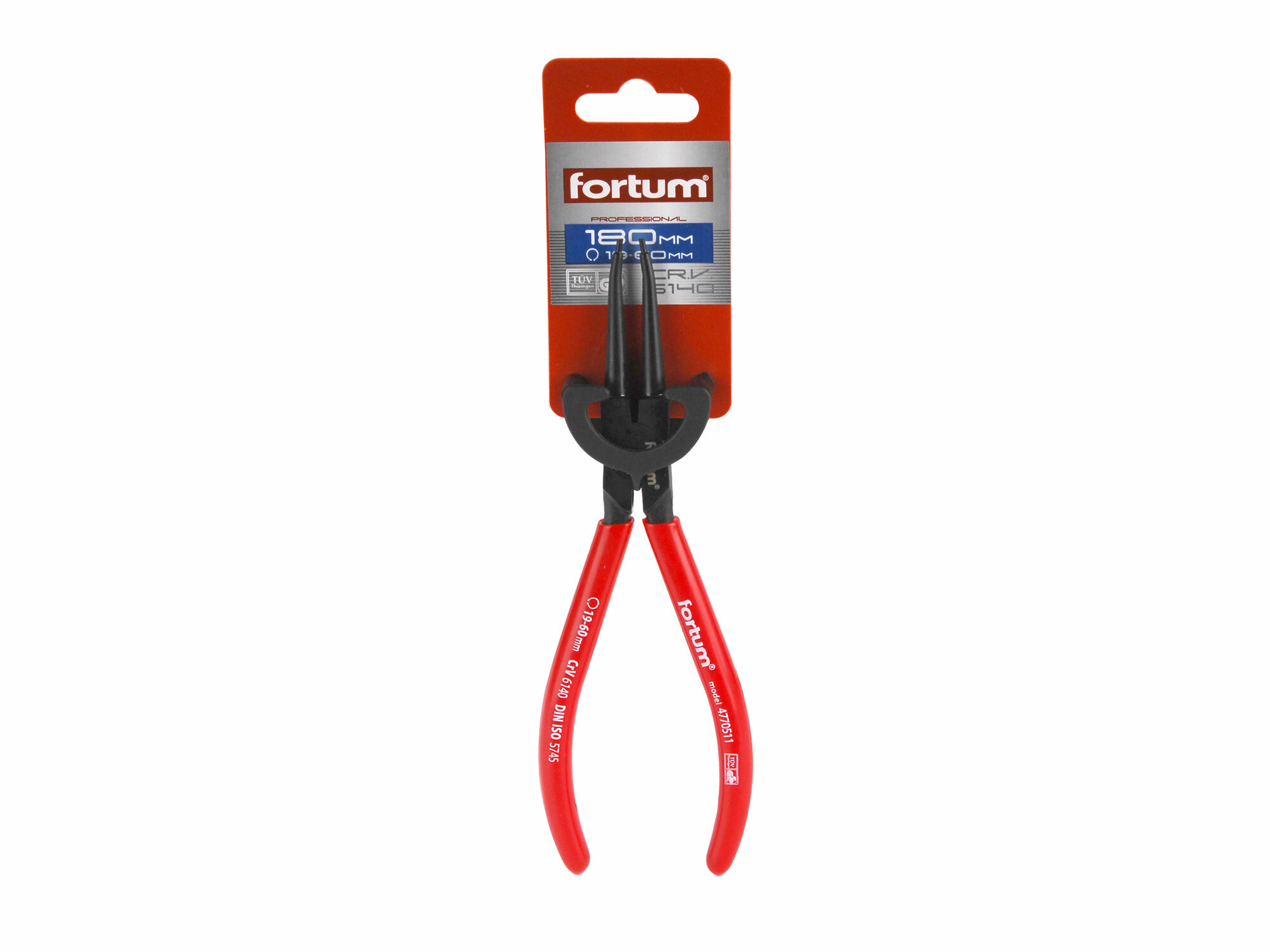 FORTUM 4770511 Kliešte segerové priame vnútorné, 180mm