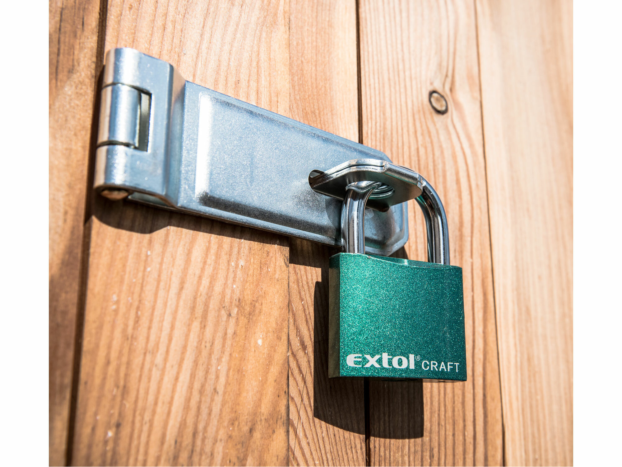 EXTOL CRAFT 77040 Zámok visací liatinový, 3 kľúče, 63mm