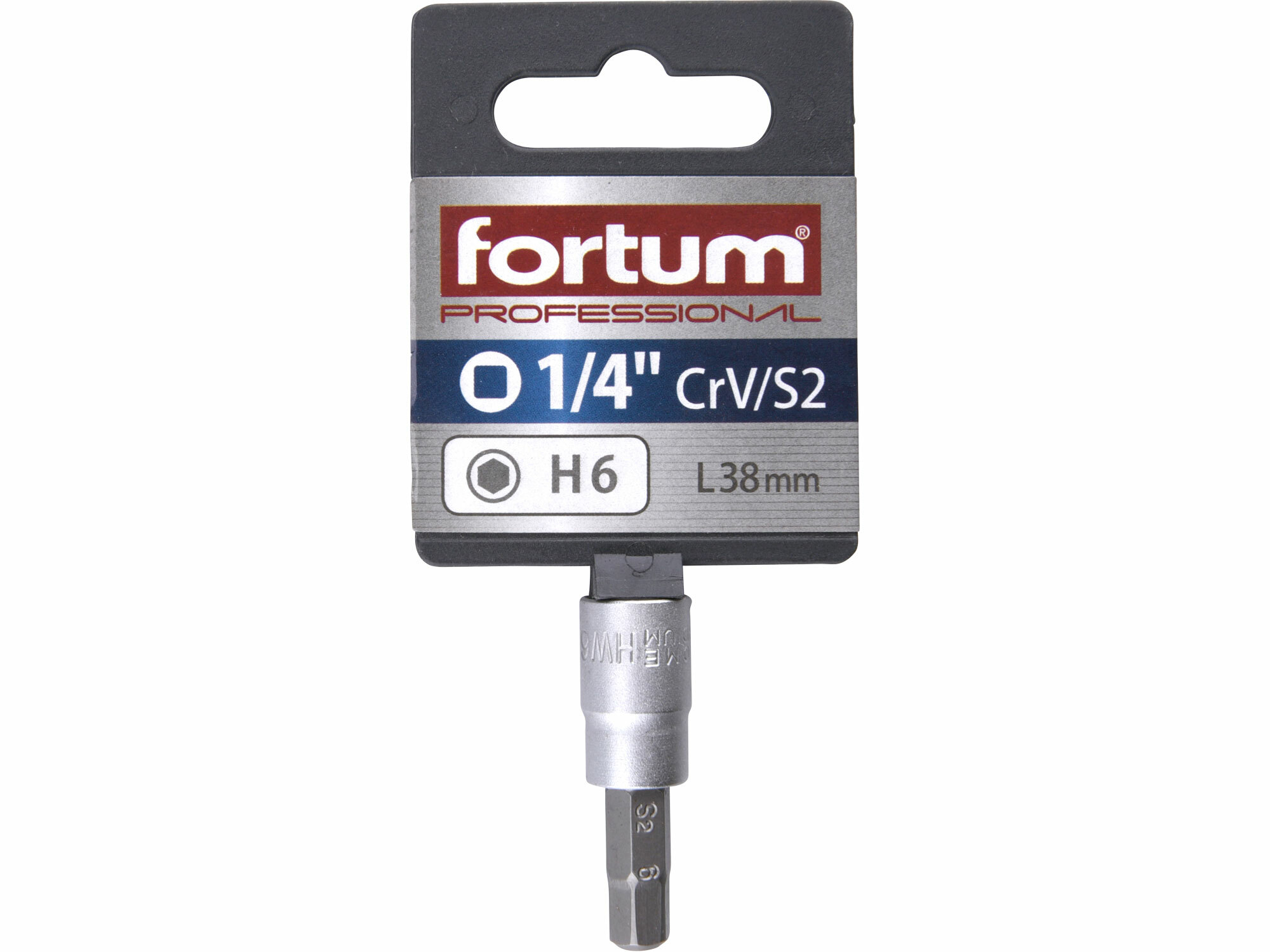 FORTUM 4701606 Hlavica zástrčná HEX, HX 6, 1/4”