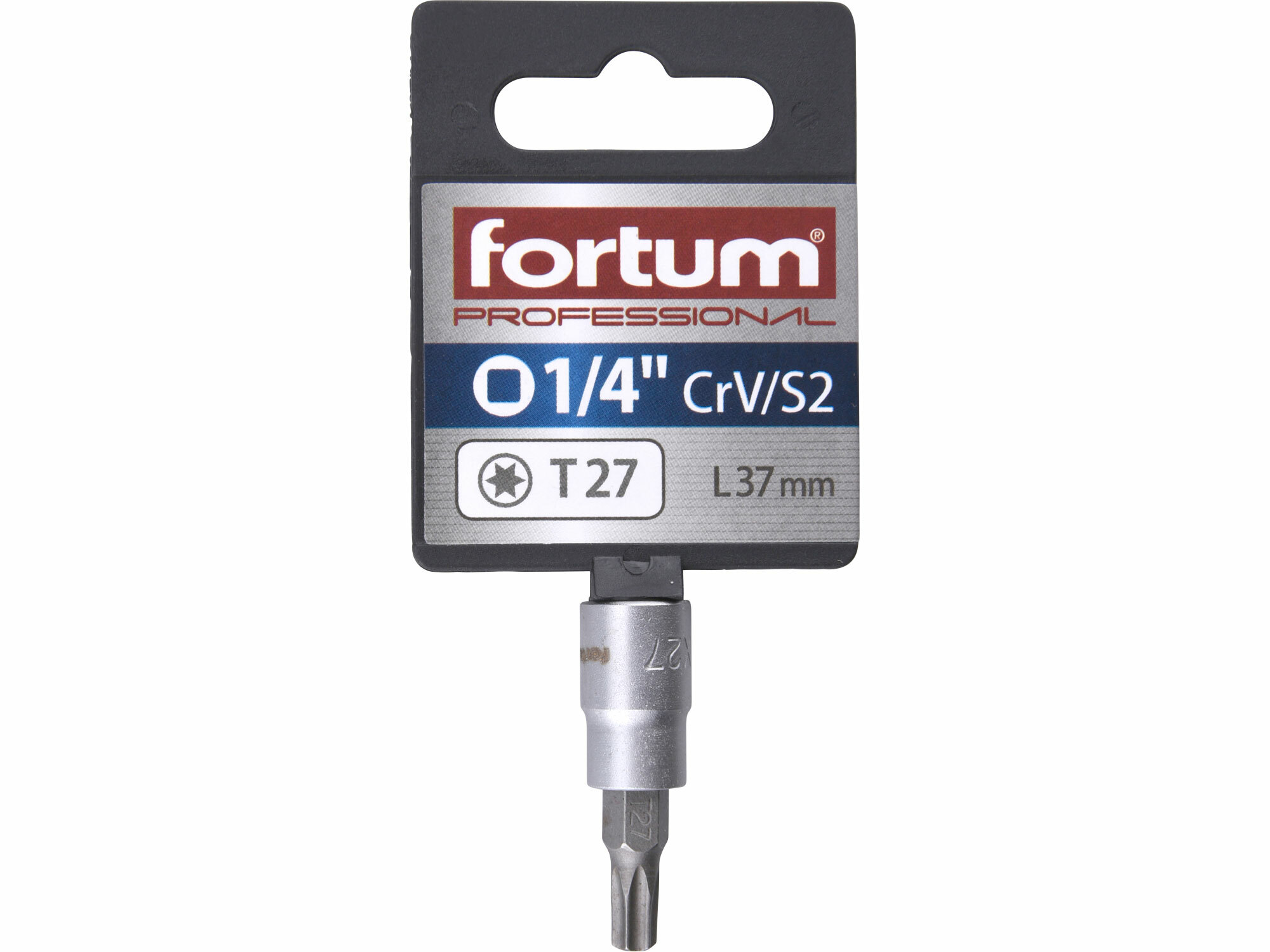 FORTUM 4701724 Hlavica zástrčná TORX, TX27, 1/4”
