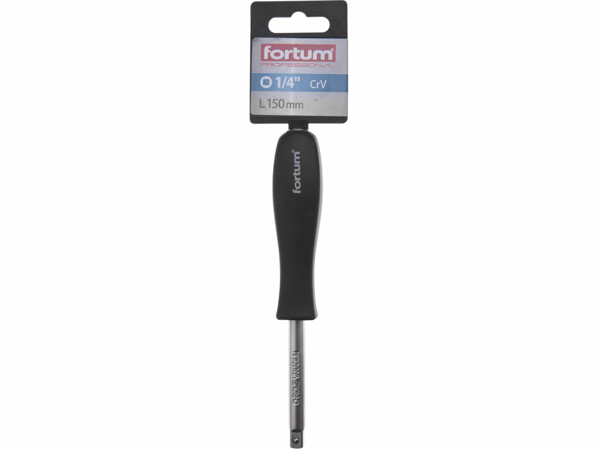 FORTUM 4701905 Nadstavec s rukoväťou, 1/4”, dĺžka 150mm