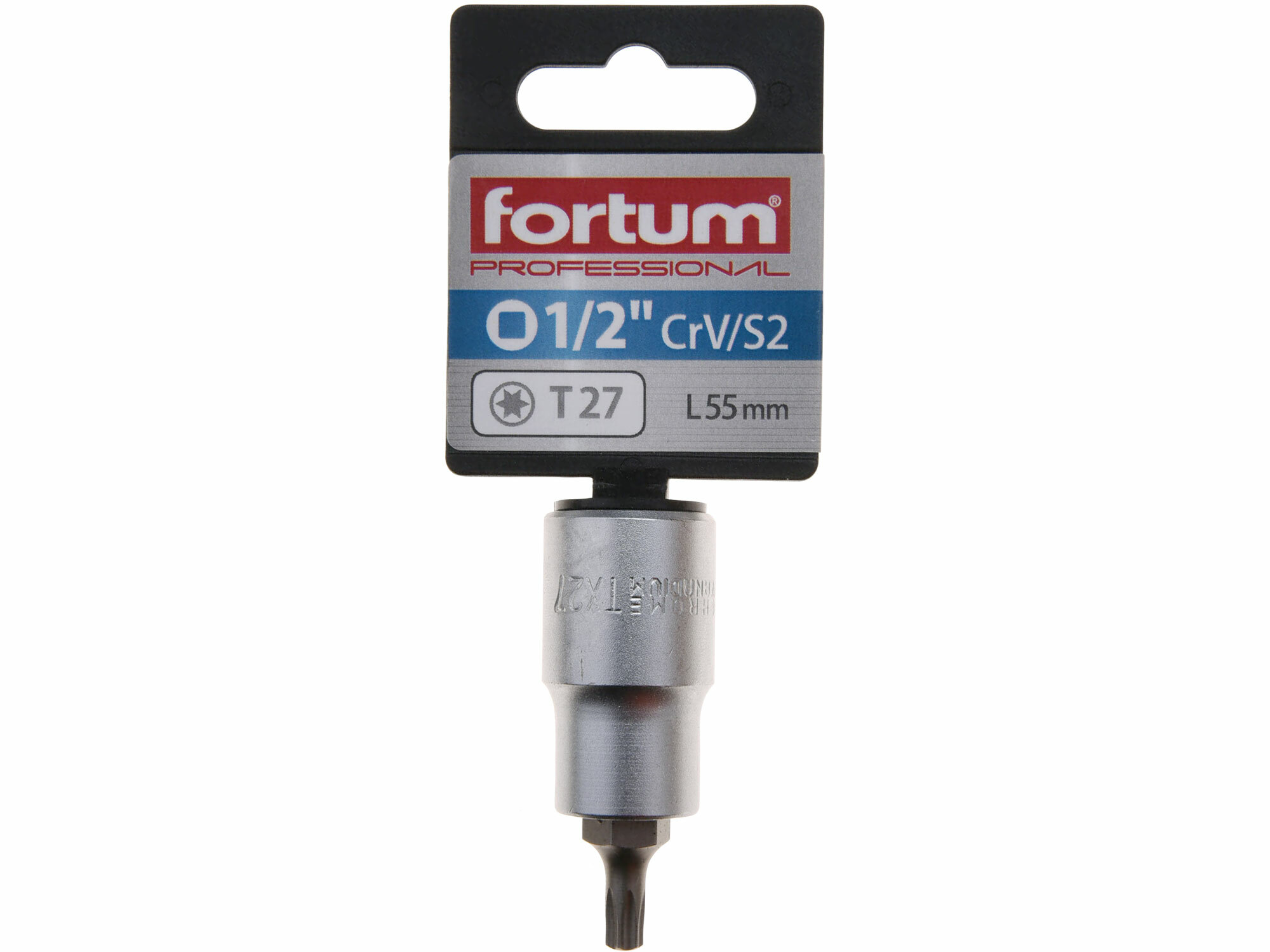 FORTUM 4700722 Hlavica zástrčná TORX, TX27, 1/2”