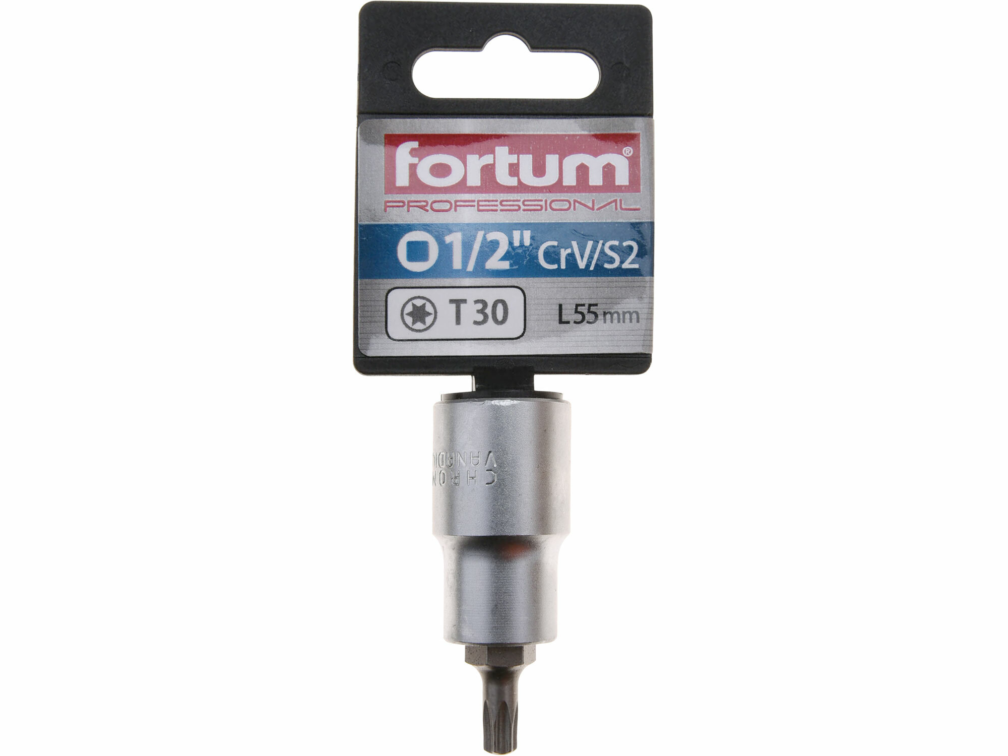 FORTUM 4700723 Hlavica zástrčná TORX, TX30, 1/2”