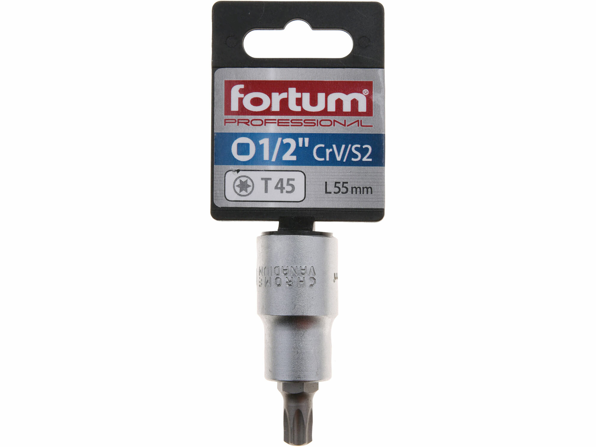 FORTUM 4700725 Hlavica zástrčná TORX, TX45, 1/2”