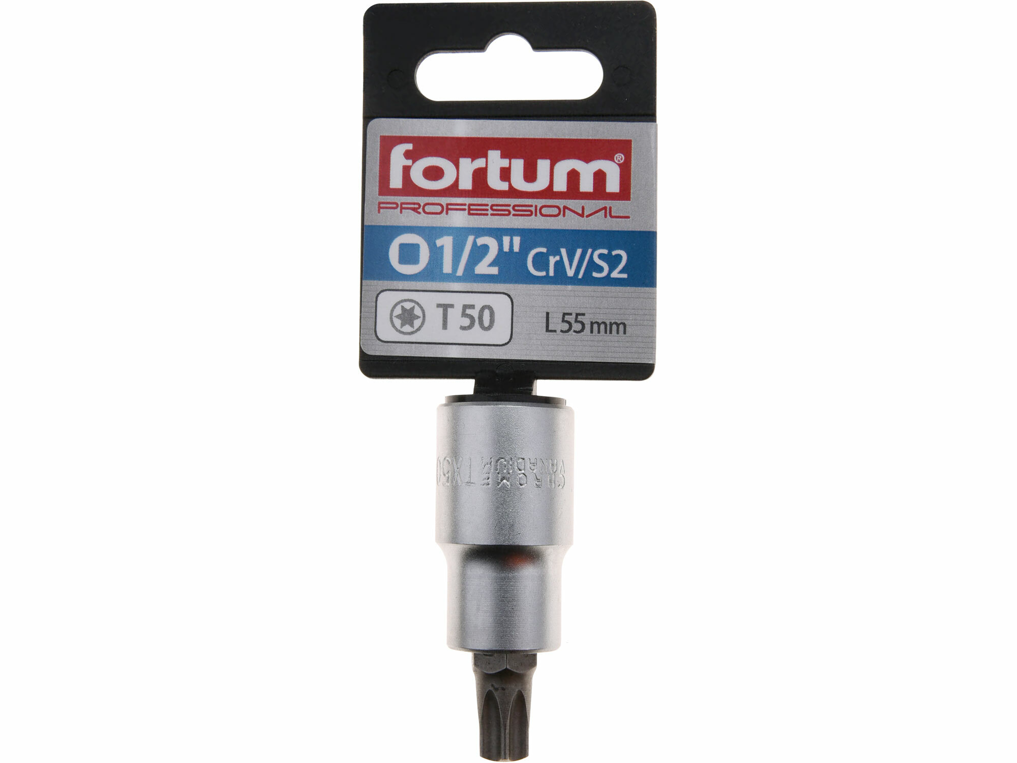 FORTUM 4700726 Hlavica zástrčná TORX, TX50, 1/2”