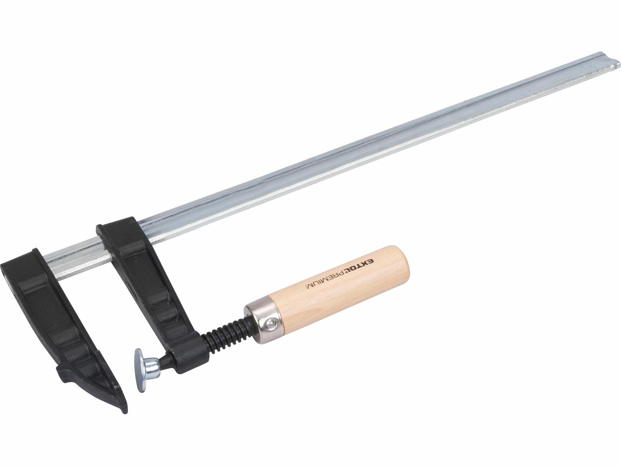 EXTOL PREMIUM 8815075 Svorka stolárska, česká drevená rukoväť, 500x120mm