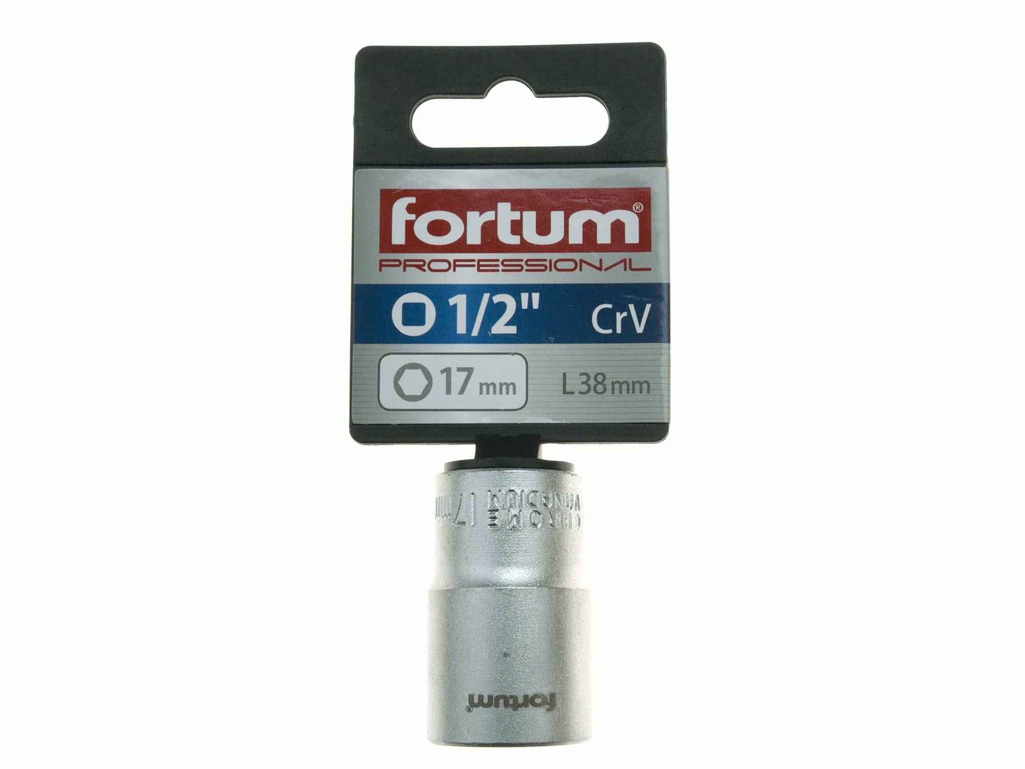 FORTUM 4700417 Kľúč nástrčný, 17mm, 1/2”