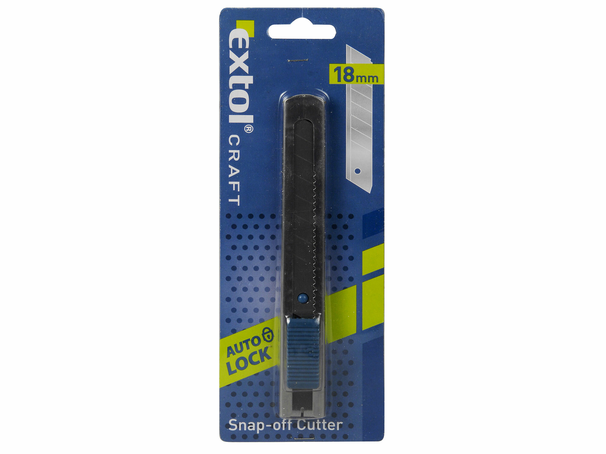 EXTOL CRAFT 80055 Nôž univerzálny olamovací, 18mm, kovový, autostop