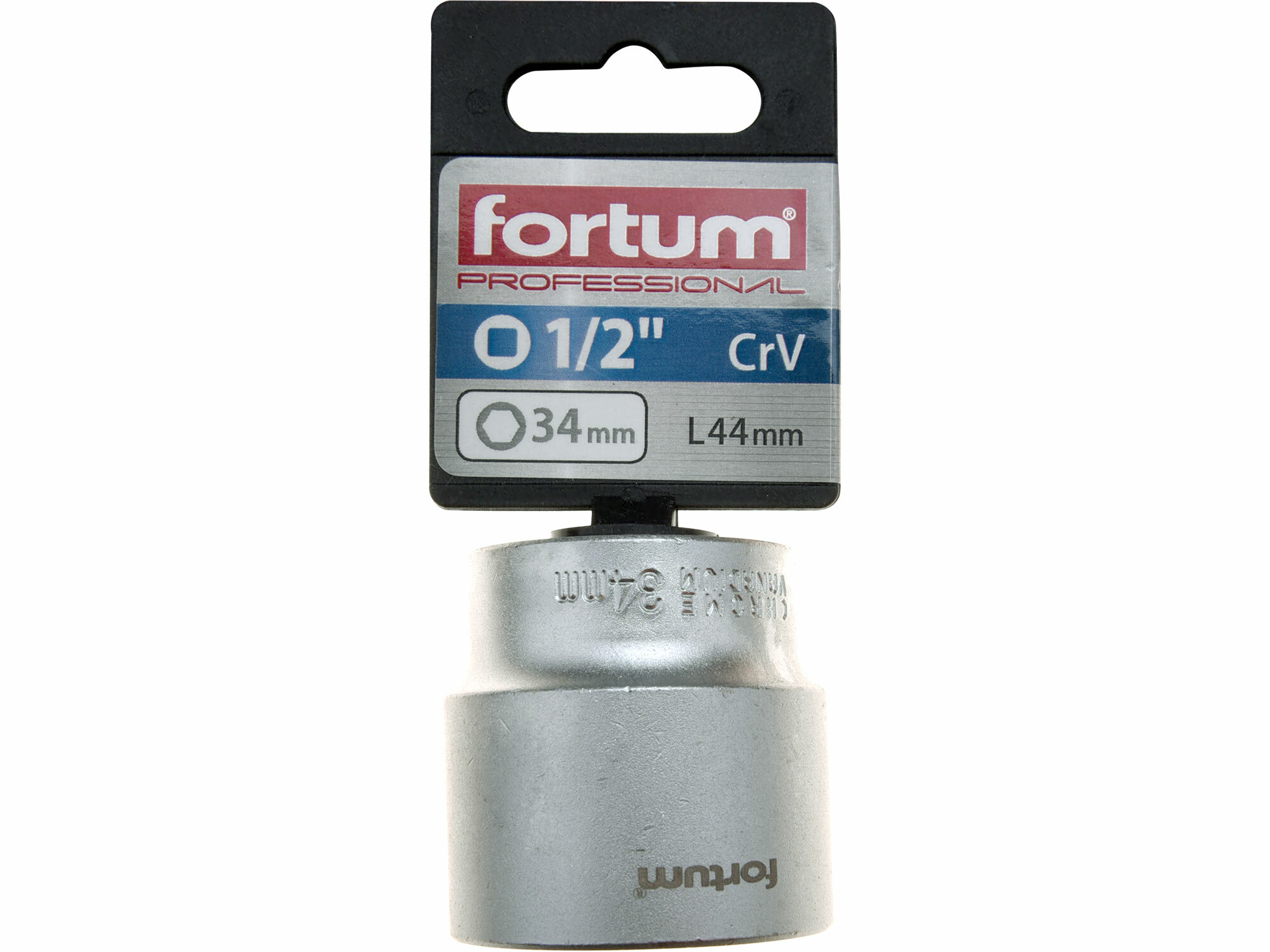 FORTUM 4700434 Kľúč nástrčný, 34mm, 1/2”