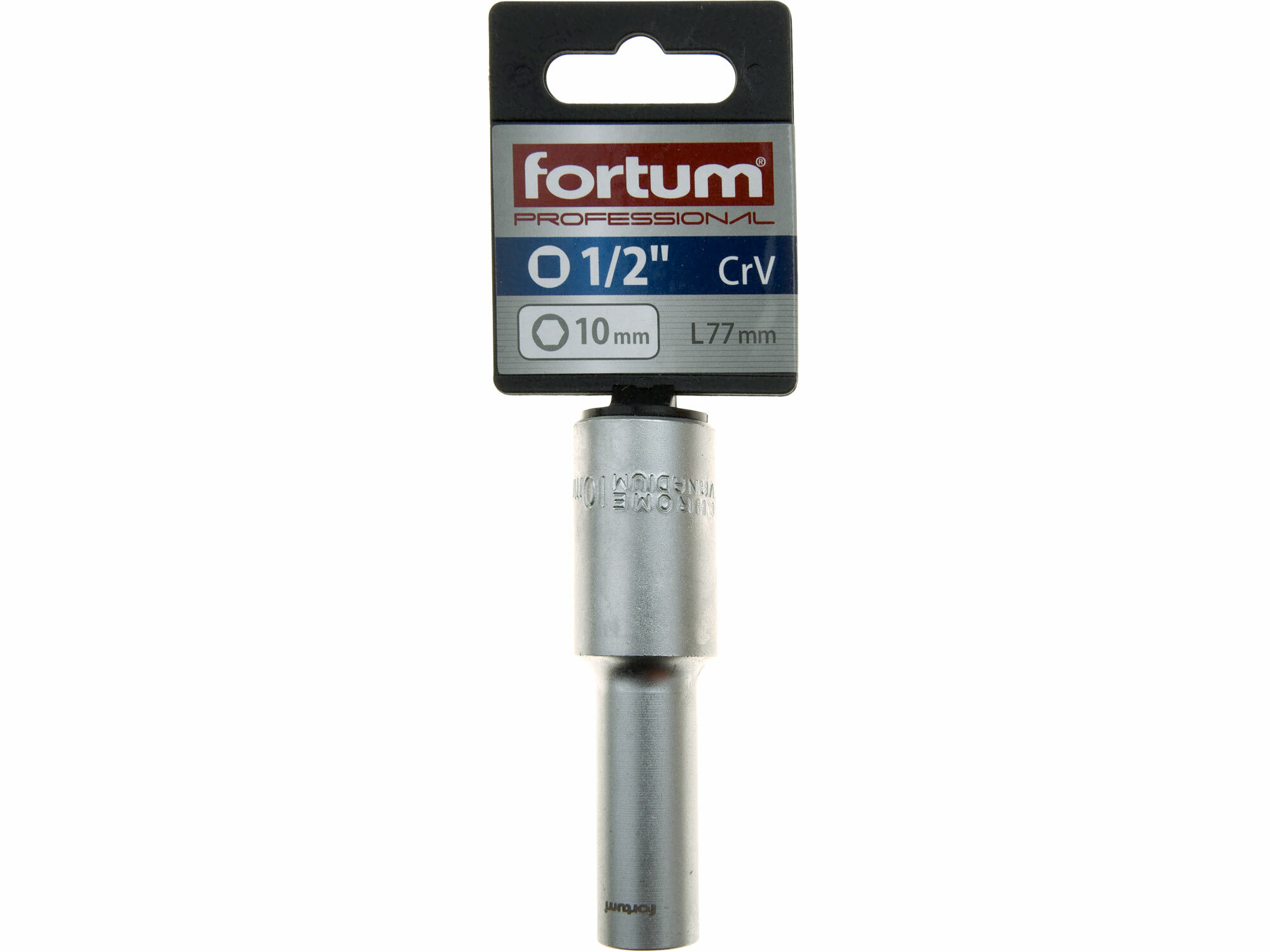FORTUM 4700510 Kľúč nástrčný predĺžený, 10mm, 1/2”