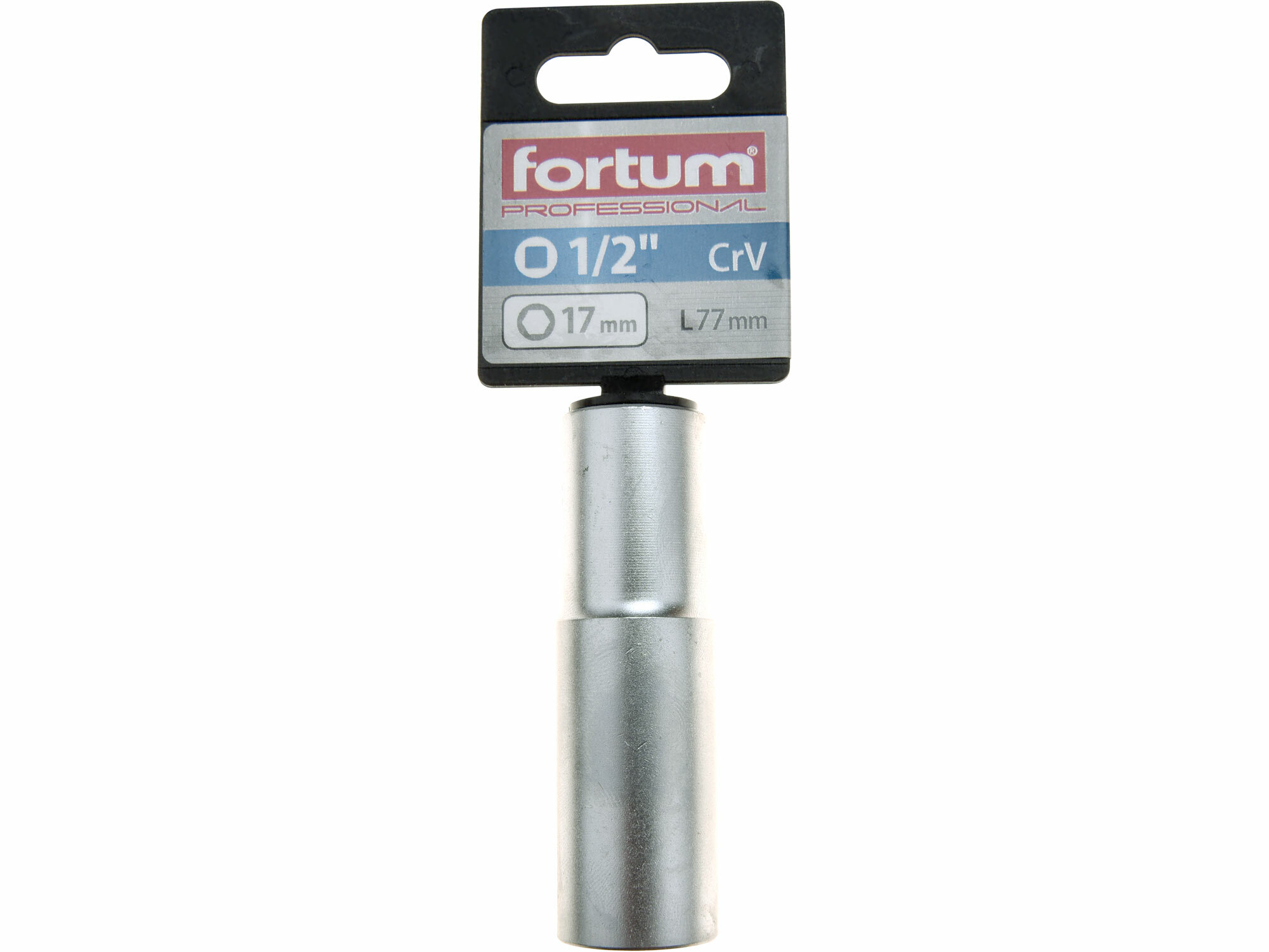 FORTUM 4700517 Kľúč nástrčný predĺžený, 17mm, 1/2”