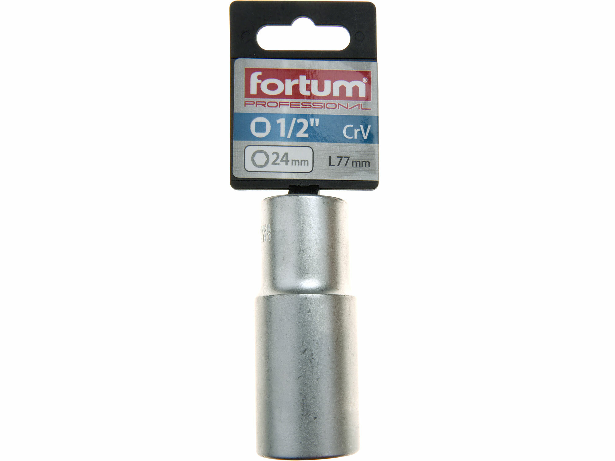 FORTUM 4700524 Kľúč nástrčný predĺžený, 24mm, 1/2”