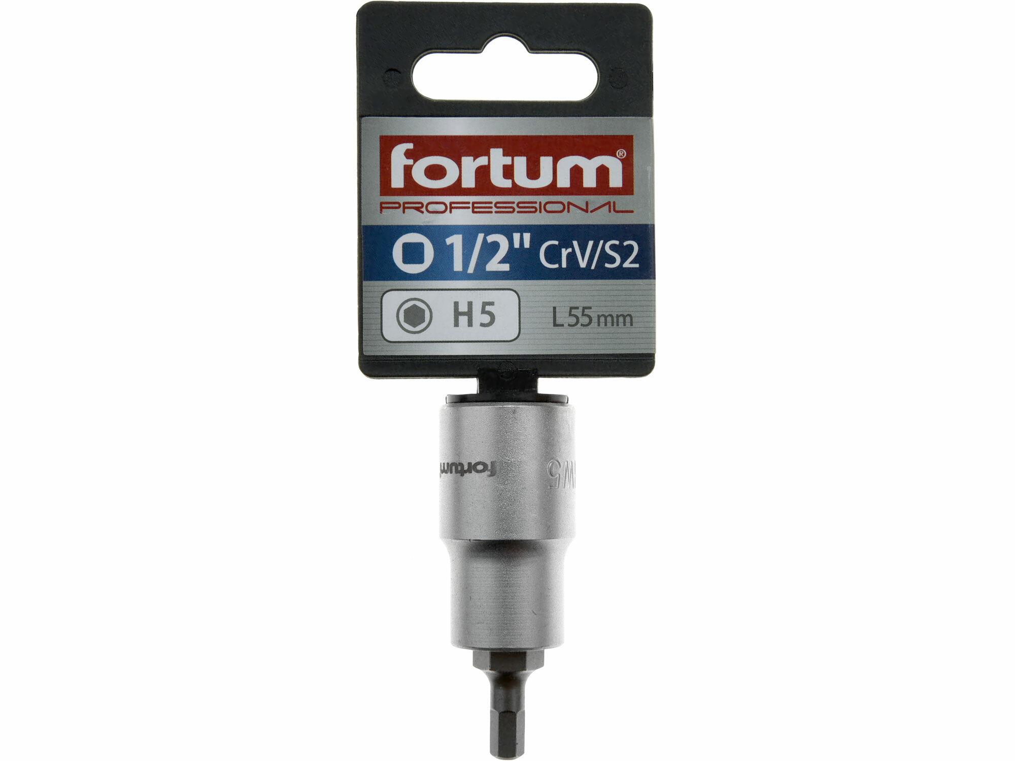 FORTUM 4700605 Hlavica zástrčná imbus, HX 5,  1/2”, L 55mm